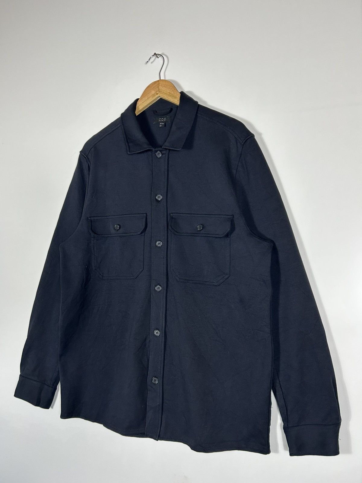 Cos 🔥COS Dark Blue Button Chore Shirt Jacket Size US M / EU 48-50 / 2 - 3 Thumbnail