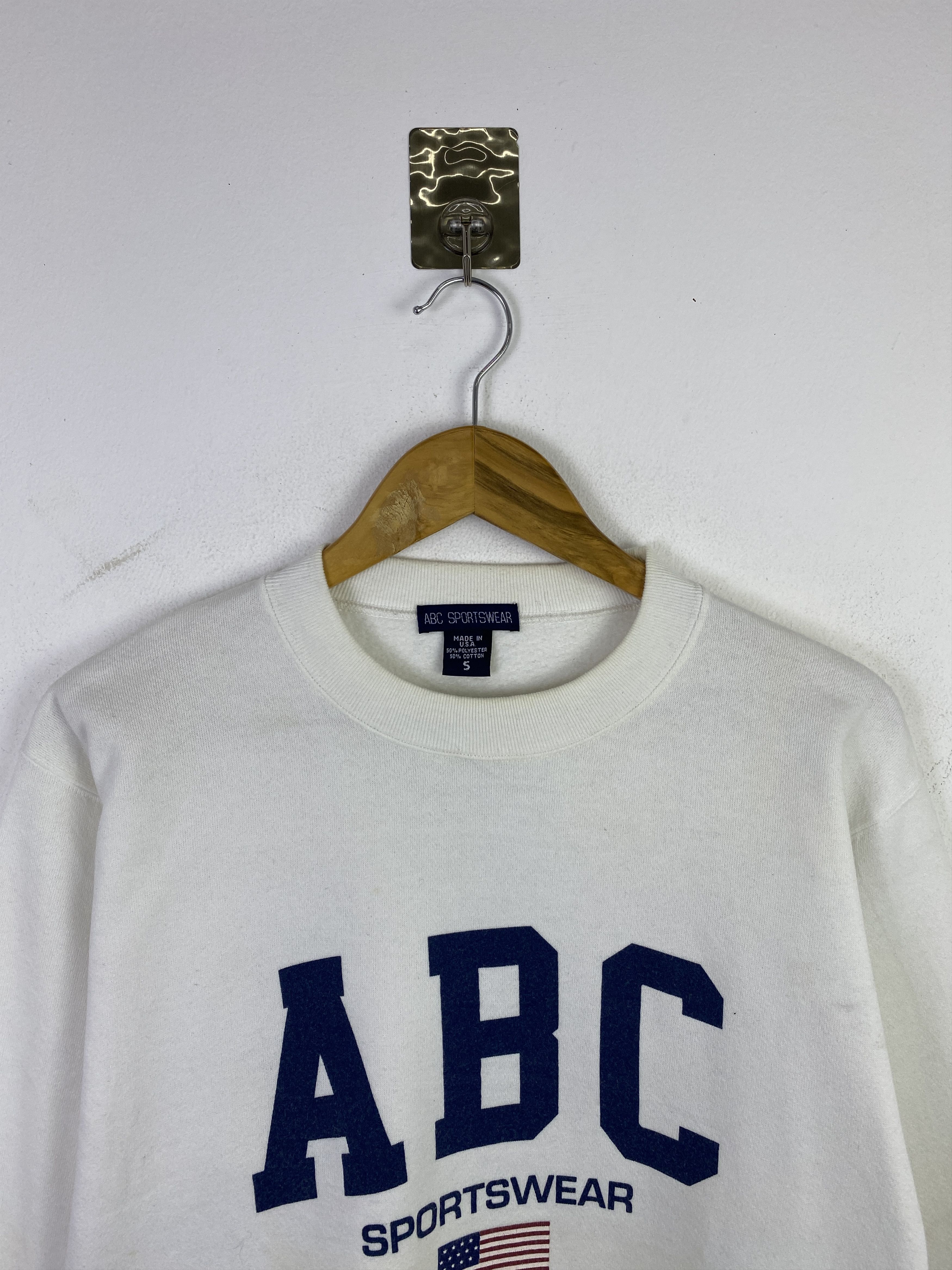 Vintage Vintage 90s ABC Sportswear Wording Sweatshirt SH0380 Size US S / EU 44-46 / 1 - 2 Thumbnail