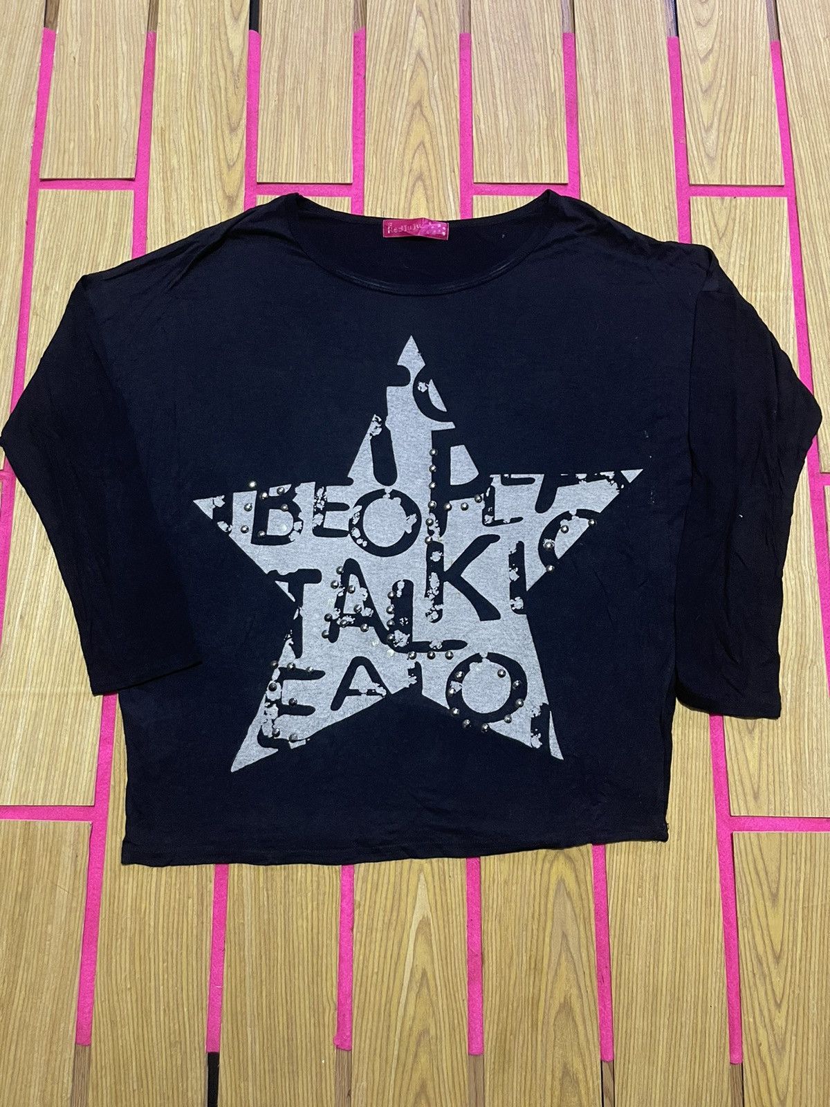 If Six Was Nine Y2K REDJUJU long sleeve tshirt with star big logo style Size L / US 10 / IT 46 - 1 Thumbnail