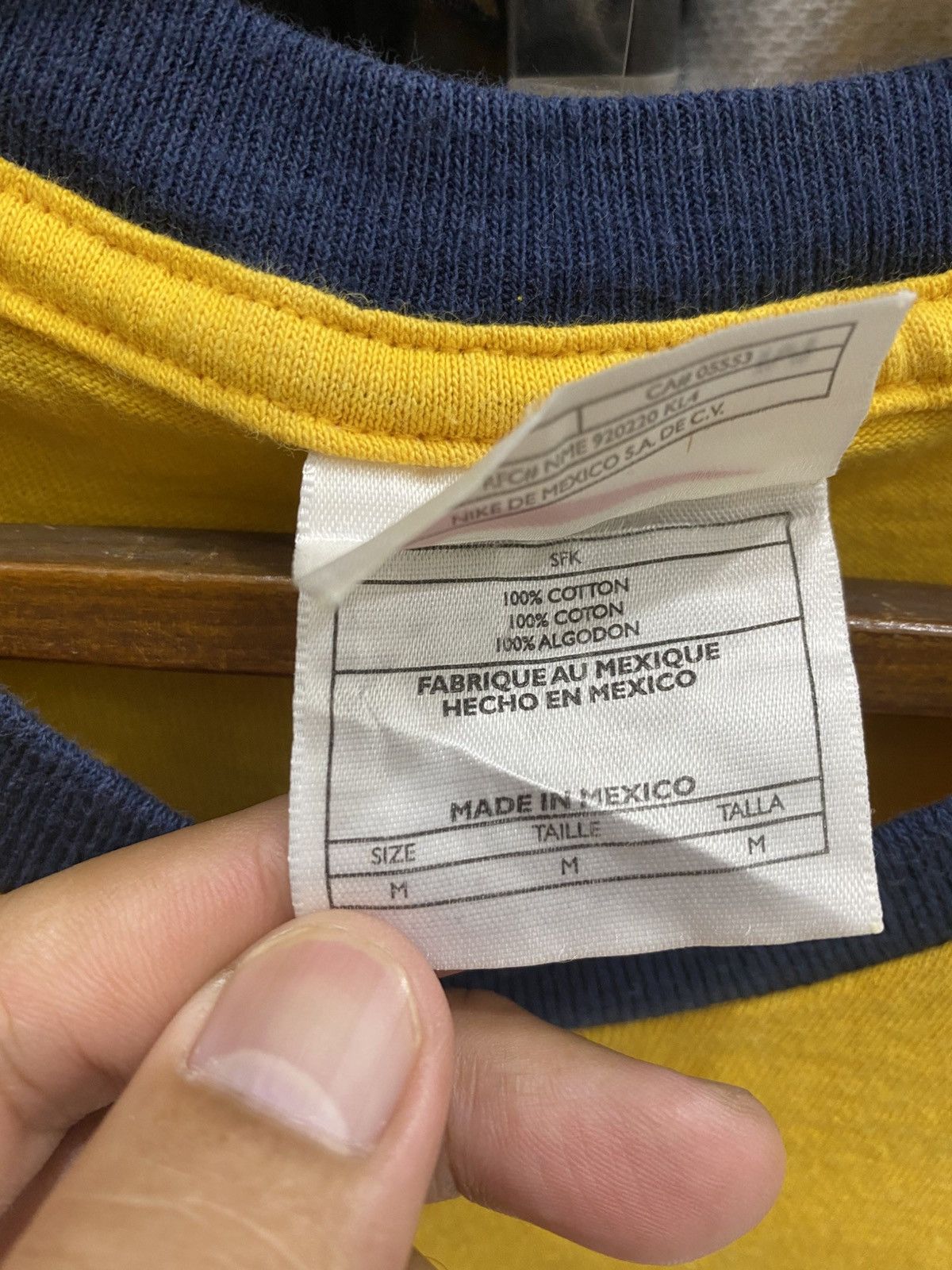Other VINTAGE NIKE RINGER TSHIRT Size US L / EU 52-54 / 3 - 9 Thumbnail