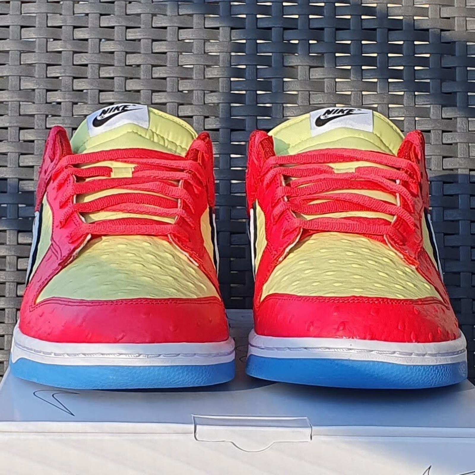 Nike Size 11.5 - Nike Dunk Low Unlocked - Premium 'Bart' theme Size US 11.5 / EU 44-45 - 3 Thumbnail