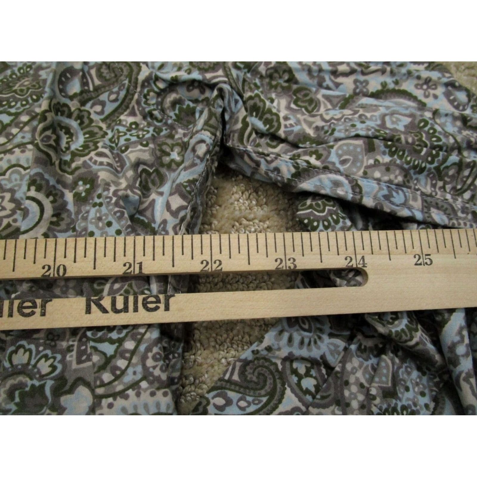 Vintage Johnny D Button-Up Shirt Men XL Blue Paisley Western Cowboy Long Sleeve Size US XL / EU 56 / 4 - 5 Thumbnail