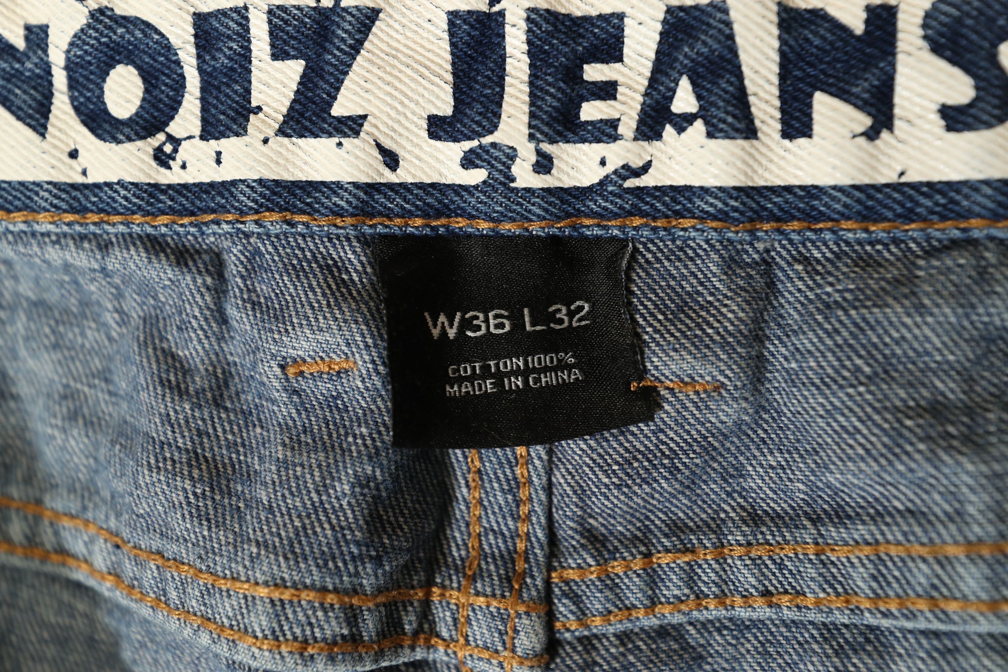 Other Vintage Y2K Noiz Jeans (36x32) Size US 36 / EU 52 - 9 Thumbnail
