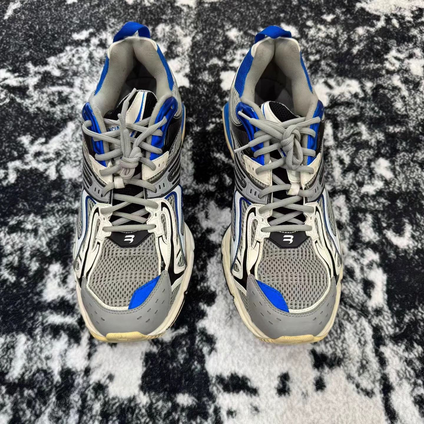 Balenciaga Balenciaga X-Pander Blue Distressed 47 Sneakers Size US 14 / EU 47 - 1 Thumbnail