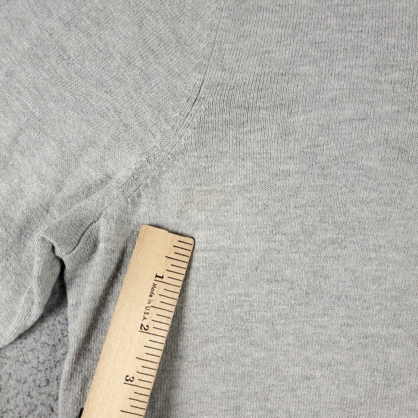 Nautica Nautica Mens Small Gray V Neck Casual Pullover Sweater Size US S / EU 44-46 / 1 - 5 Thumbnail