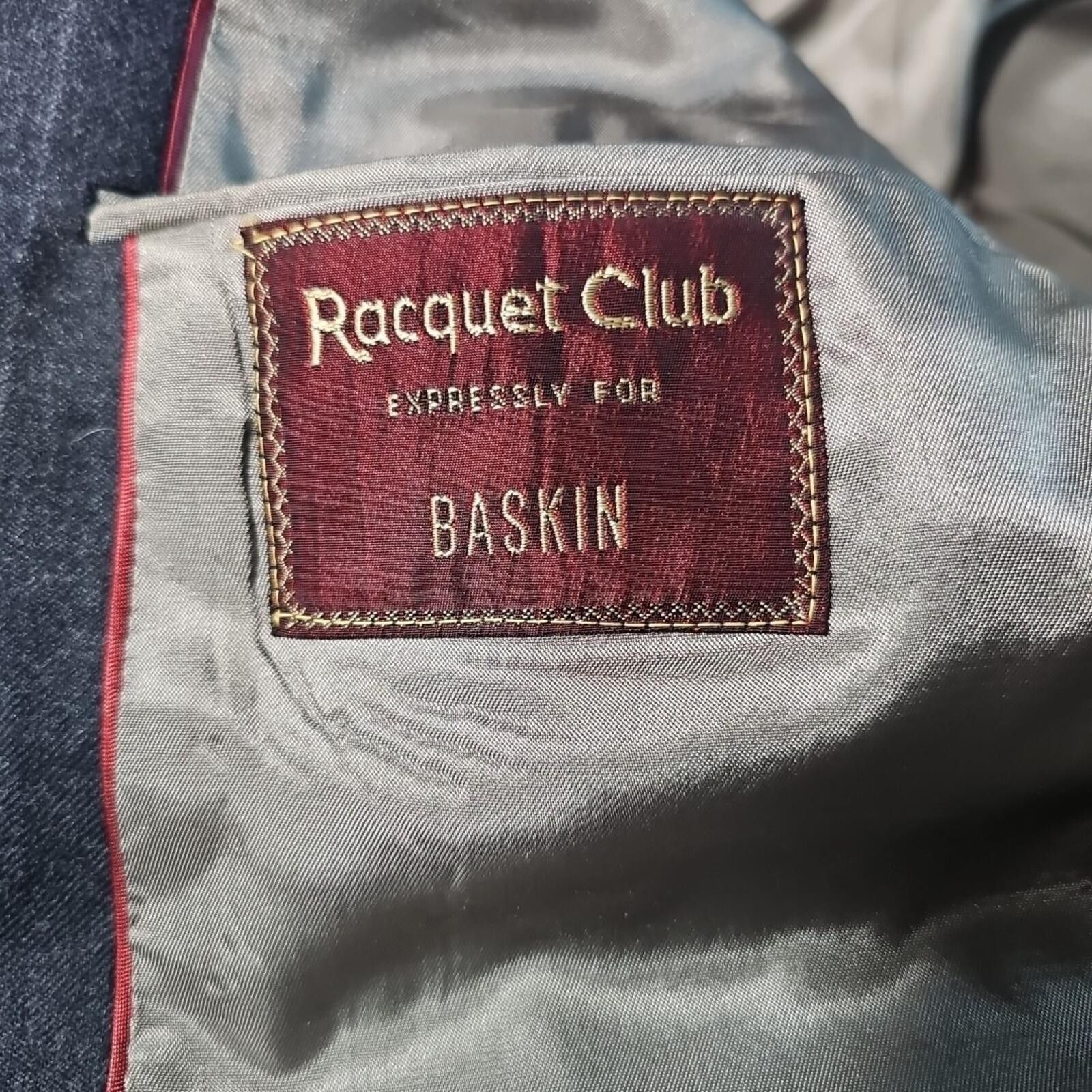 Other Racquet Club Wool Blazer BASKIN APPROX 44 SEE Measurements Size 40R - 9 Thumbnail