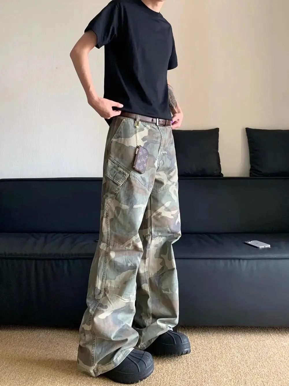 Japanese Brand × Jean New Style American Vintage Street Camouflage Size US 30 / EU 46 - 5 Thumbnail