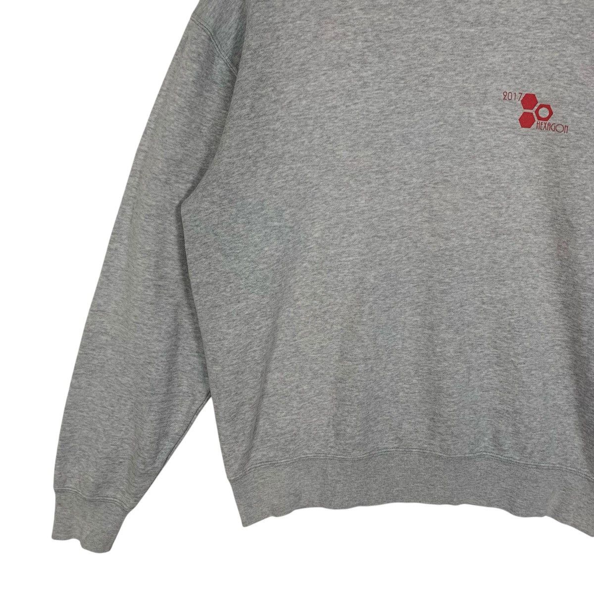 Japanese Brand Printstar 2017 Hexagon StreetWear JapaneseBrand Sweatshirt Size US L / EU 52-54 / 3 - 4 Thumbnail