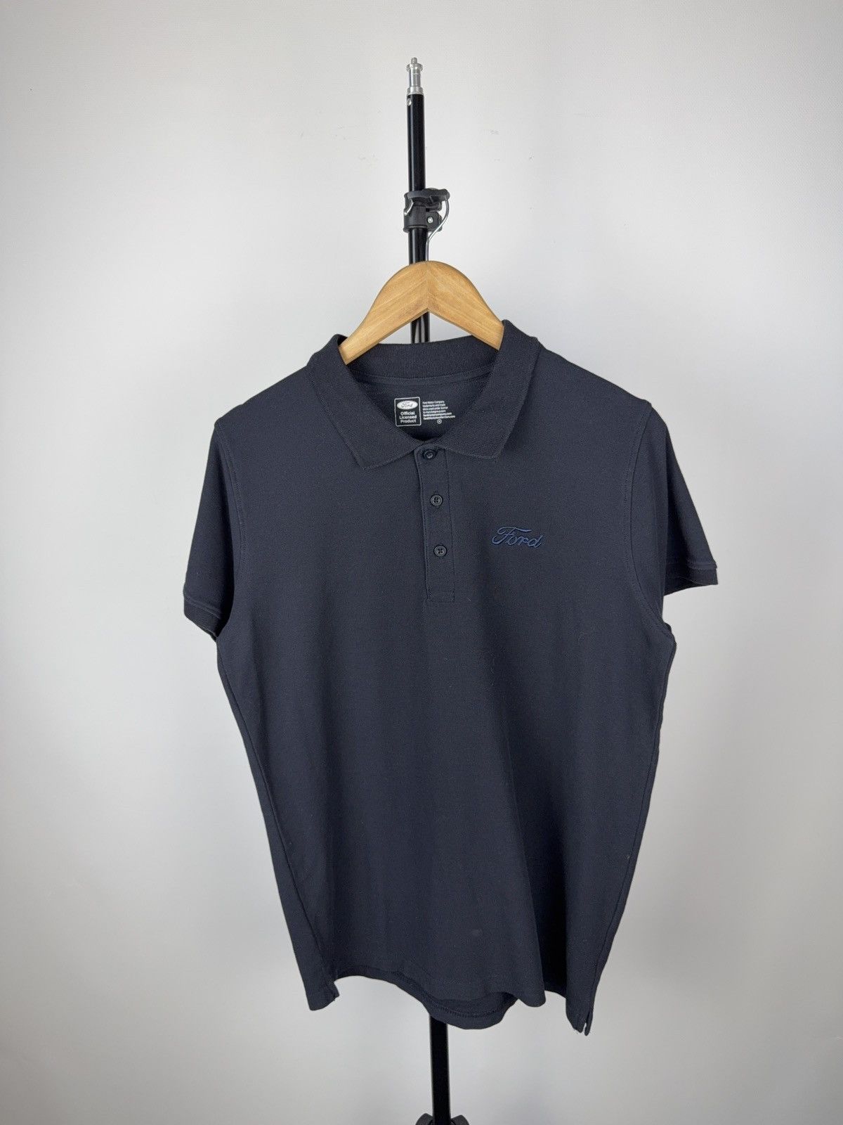 Ford × Vintage Vintage 90s FORD Racing Basic logo polos t shirt Size US M / EU 48-50 / 2 - 1 Thumbnail