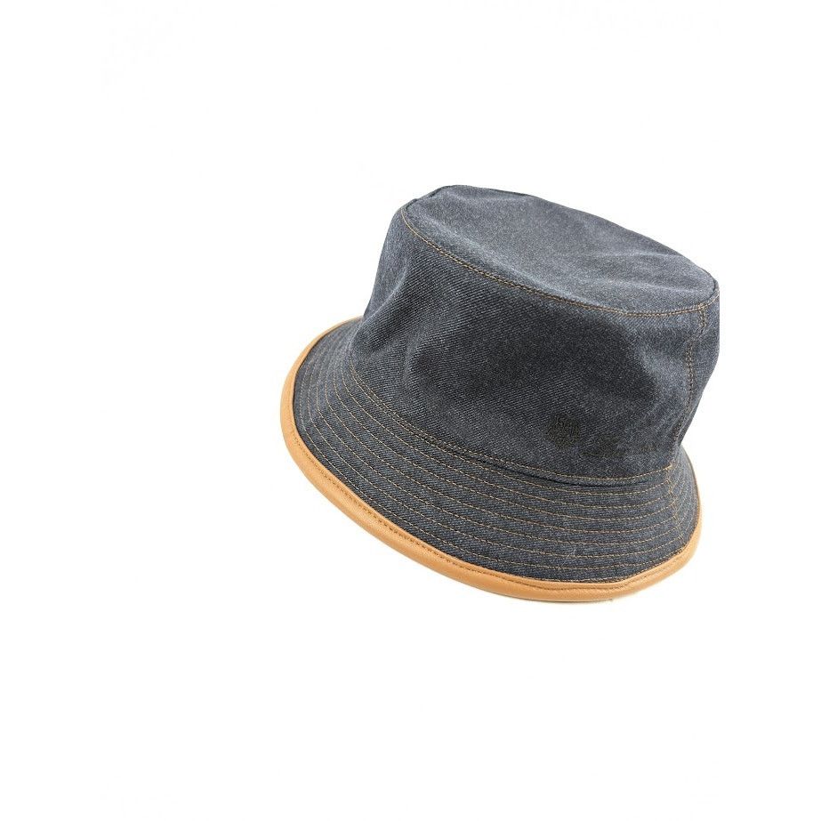 Loro Piana o1rshd1 Size: L Bucket Hat in Denim Size ONE SIZE - 3 Thumbnail