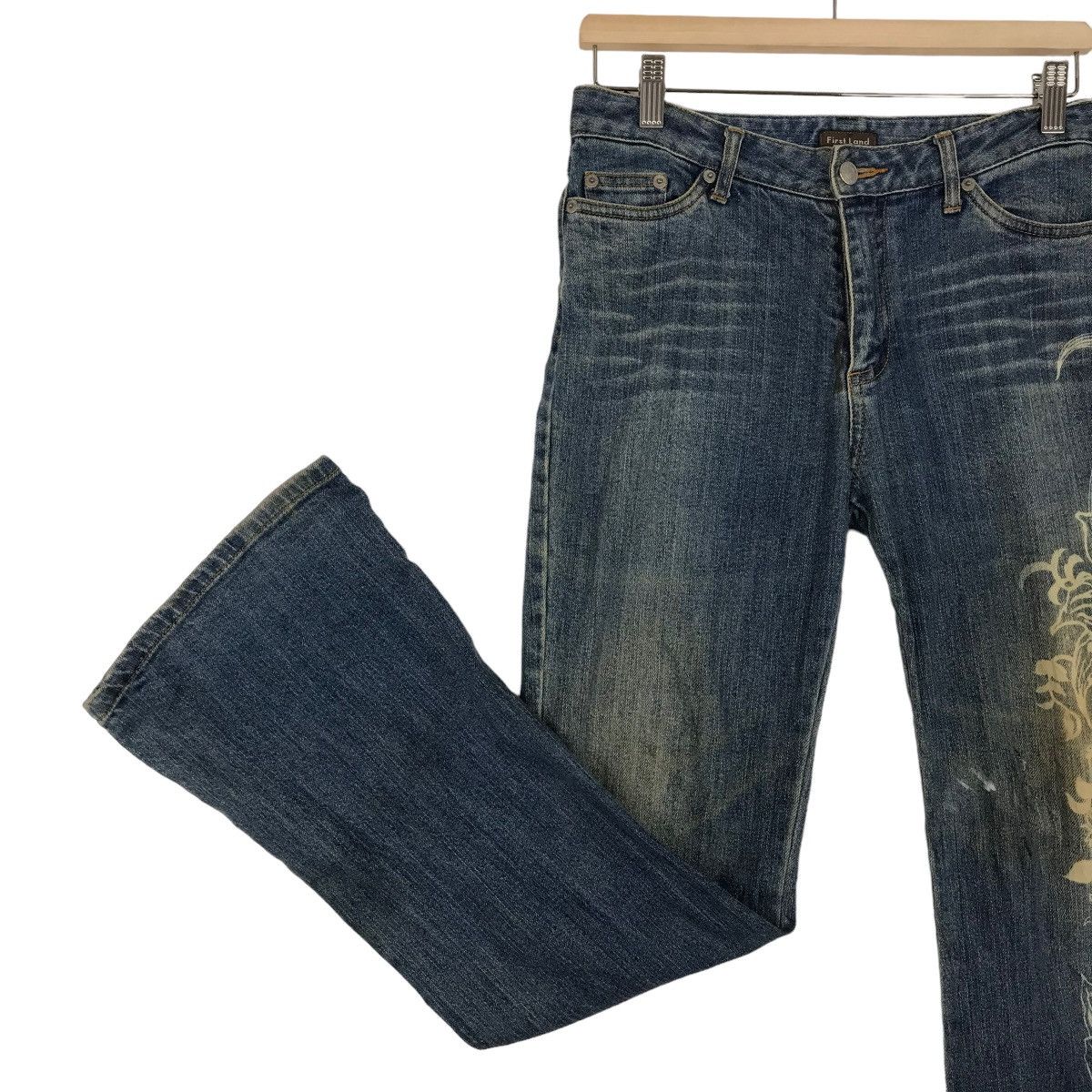 Japanese Brand 💥 FIRST LAND JEANS Size US 32 / EU 48 - 2 Thumbnail