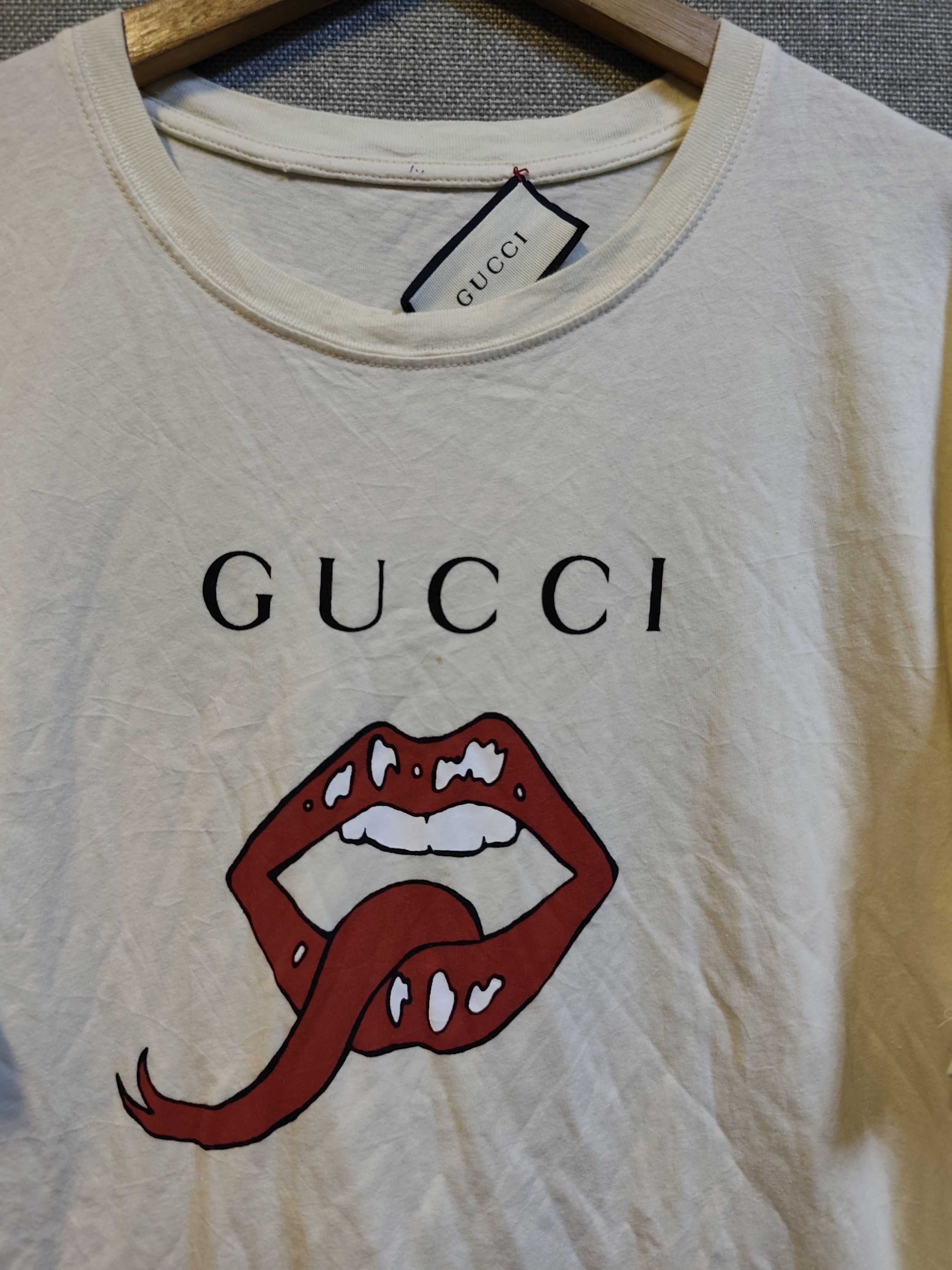 Gucci Gucci Mouth T-Shirt Size US L / EU 52-54 / 3 - 4 Thumbnail