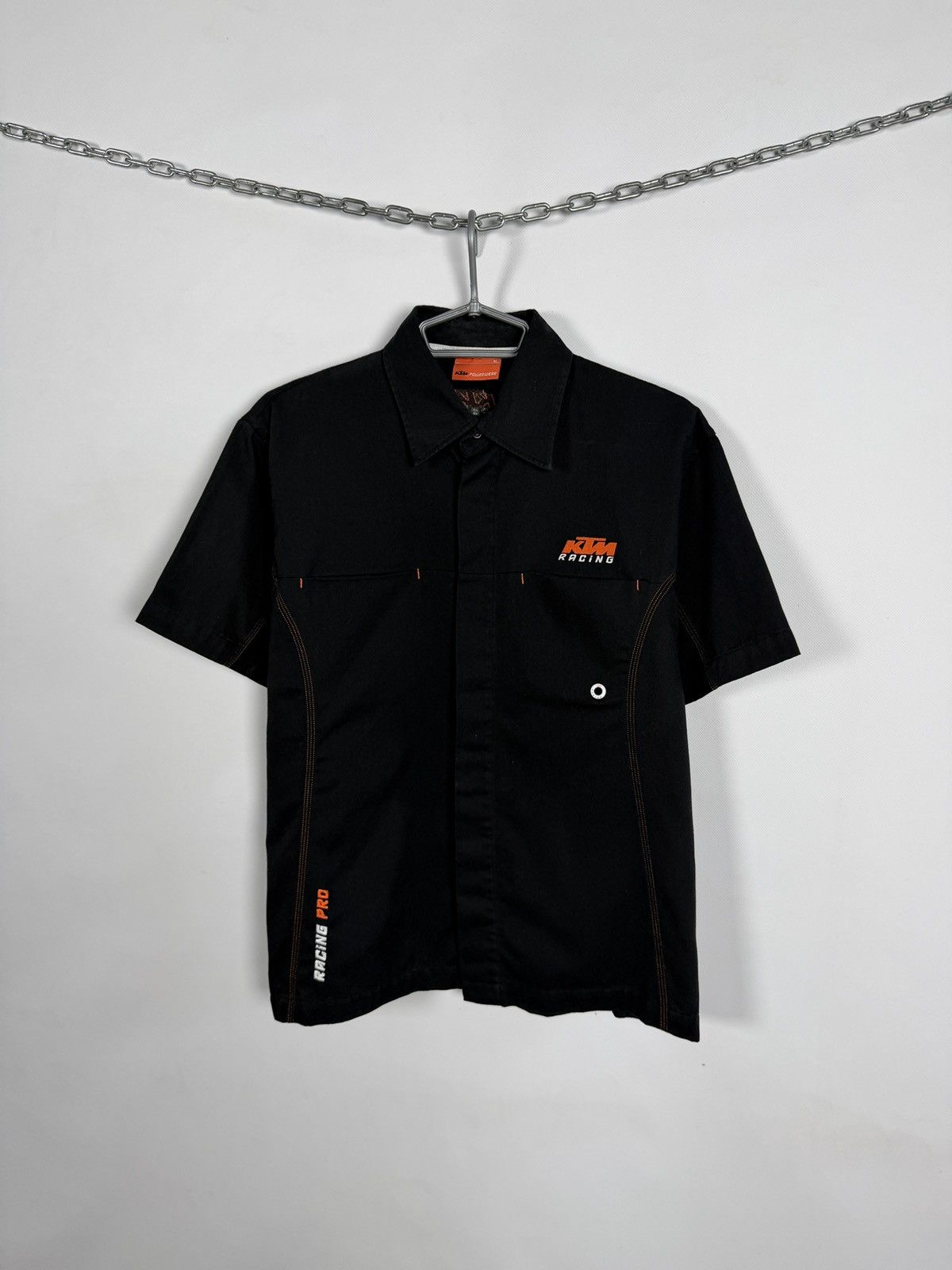 Vintage Moto KTM Powerwear Racing Pro Short Sleeve Shirt Size M Size US M / EU 48-50 / 2 - 2 Thumbnail