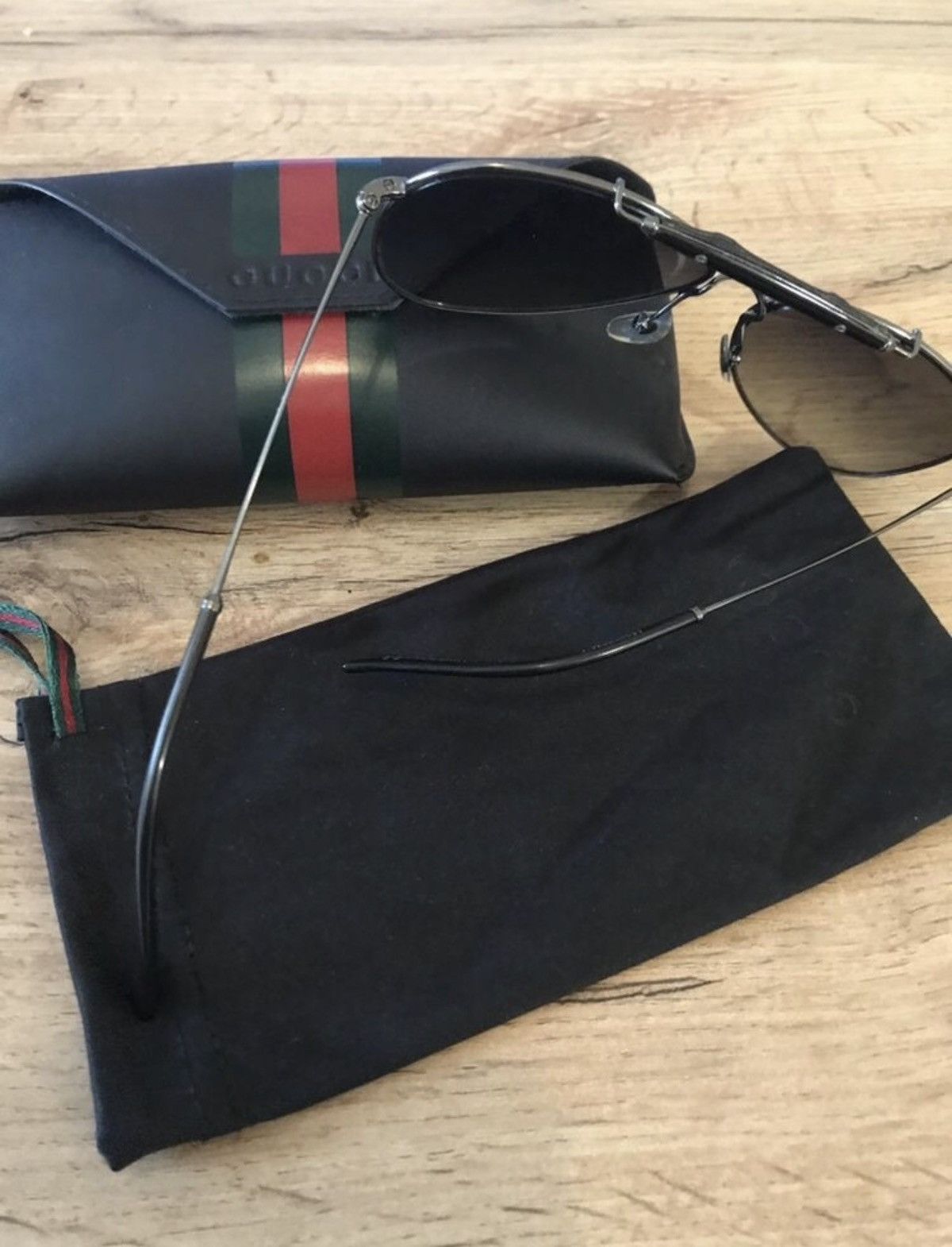 Gucci GUCCI Bamboo Aviator Sunglasses GG2235 tom ford runway Demna Size ONE SIZE - 5 Thumbnail