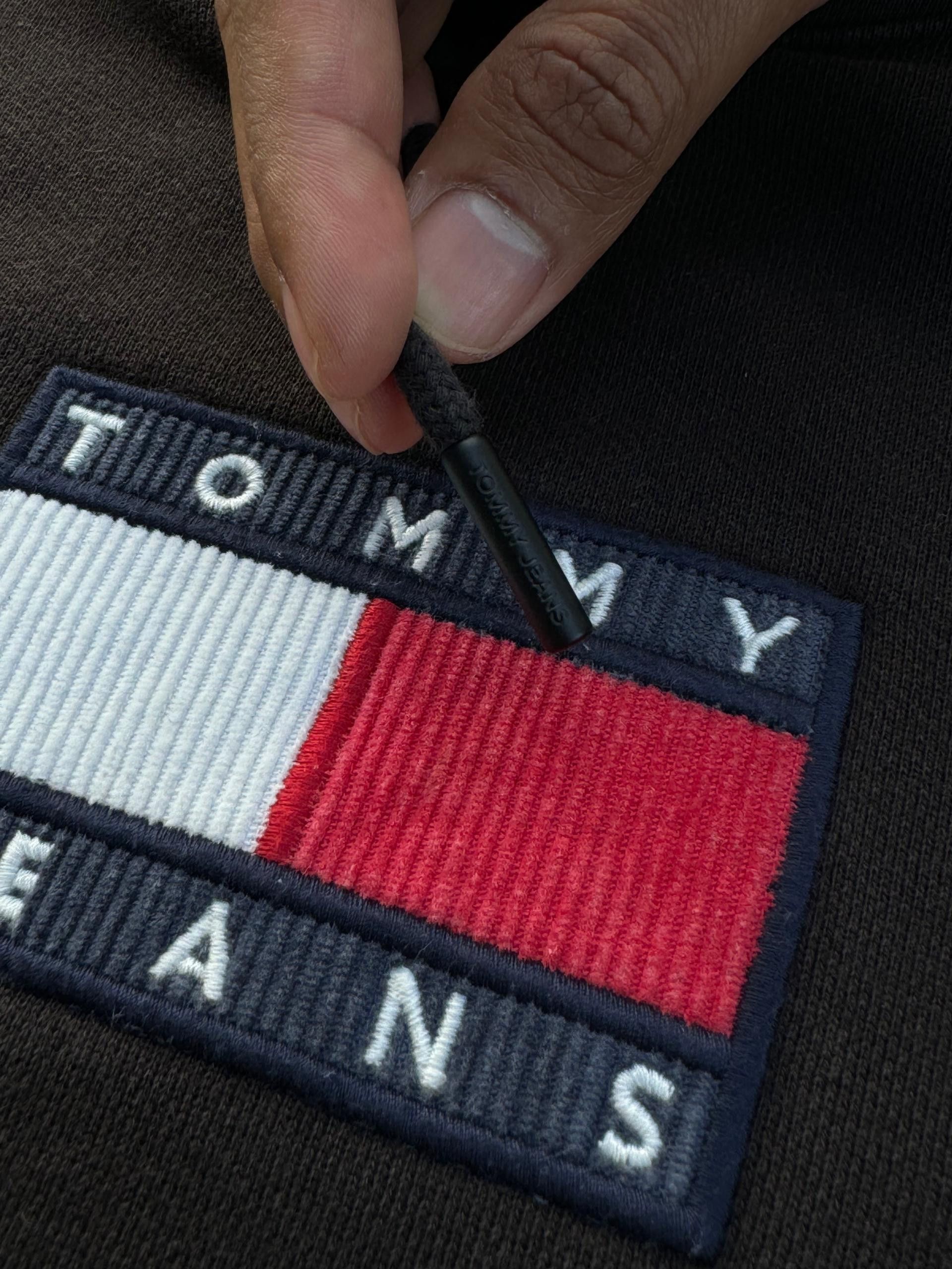 Tommy Hilfiger × Tommy Jeans × Vintage Tommy Jeans Hoodie Size US L / EU 52-54 / 3 - 5 Thumbnail