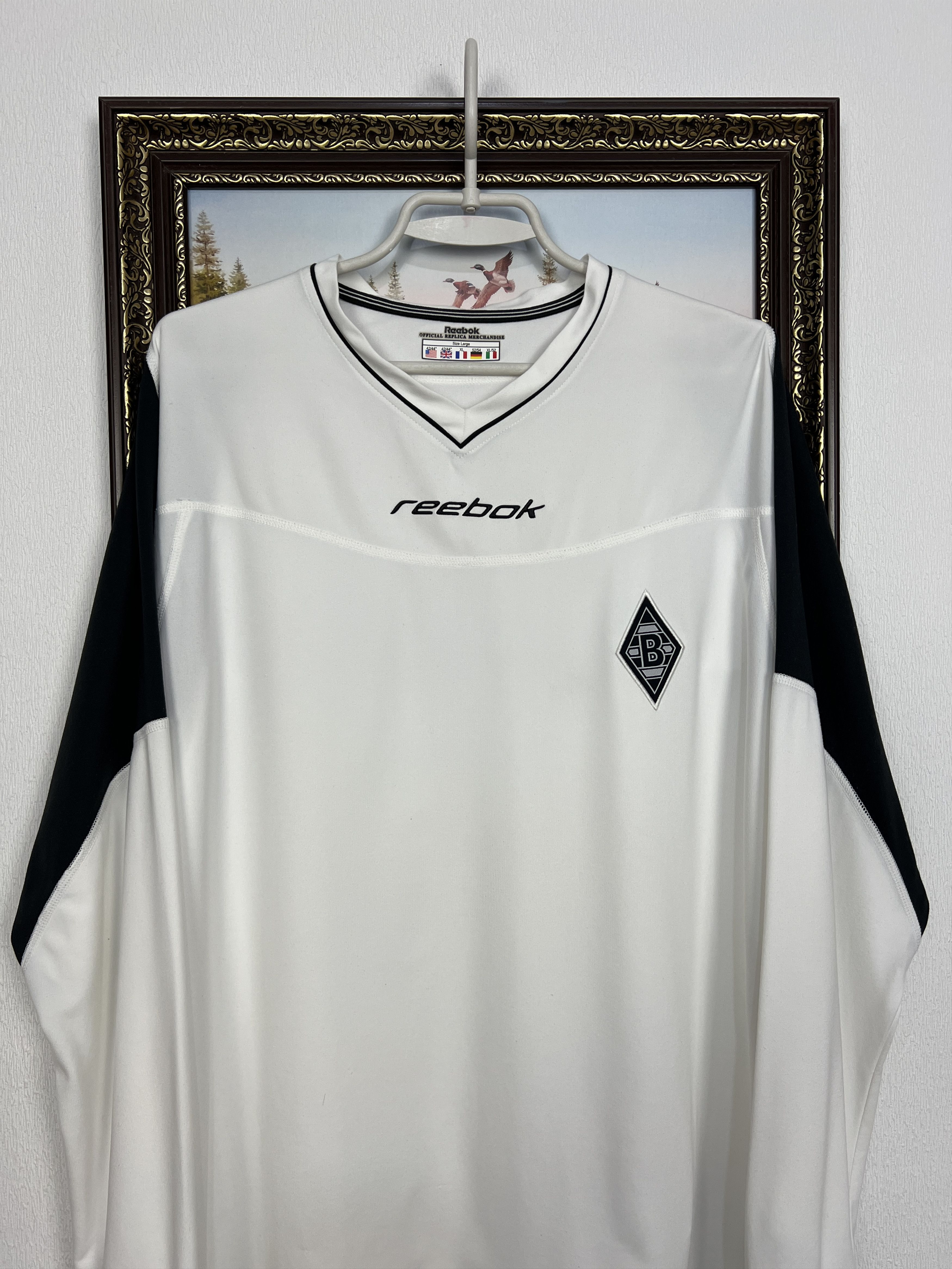 Reebok Borussia Monchengladbach football shirt Long Sleeve Jersey Size US XL / EU 56 / 4 - 2 Thumbnail