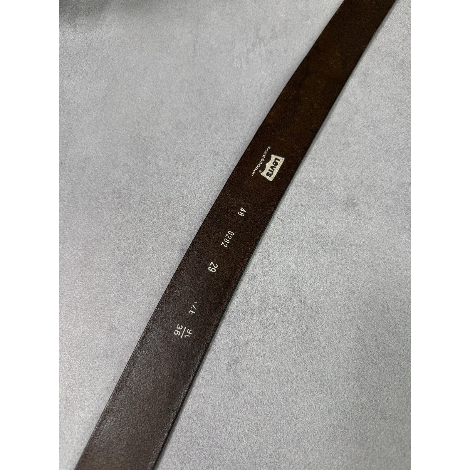 Levi's Vintage Levis Belt Logo Leather Men Brown Size 90/36 Size 36 - 11 Thumbnail