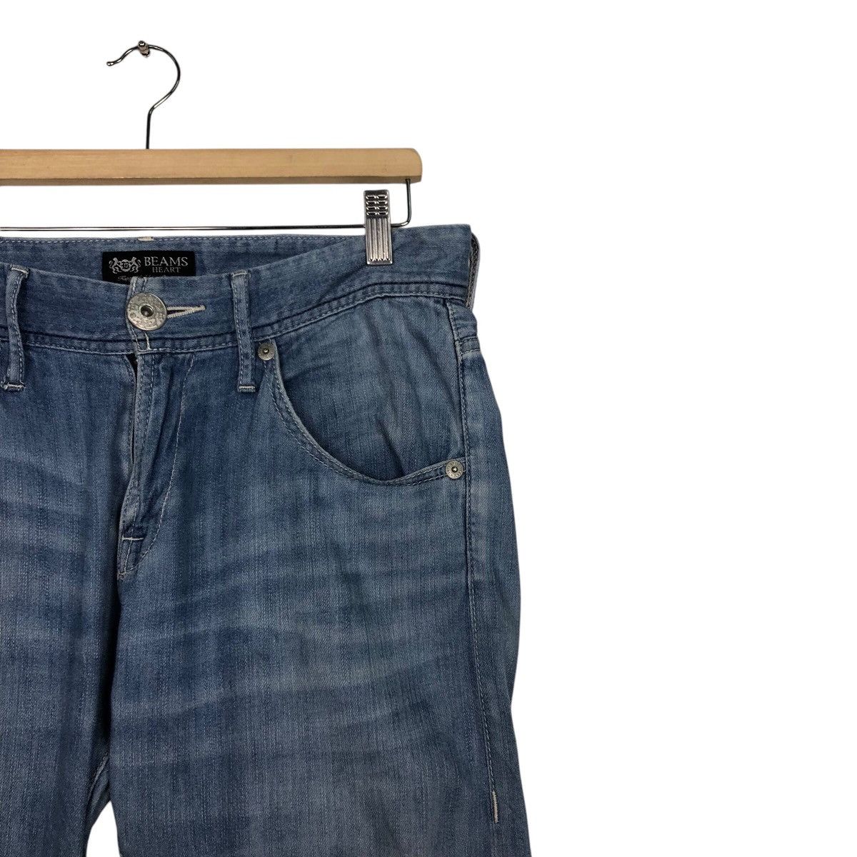Beams Plus 📌Vintage Denim Jeans Biker Beams Heart Issey Miyake Size 34" / US 12 / IT 48 - 7 Thumbnail