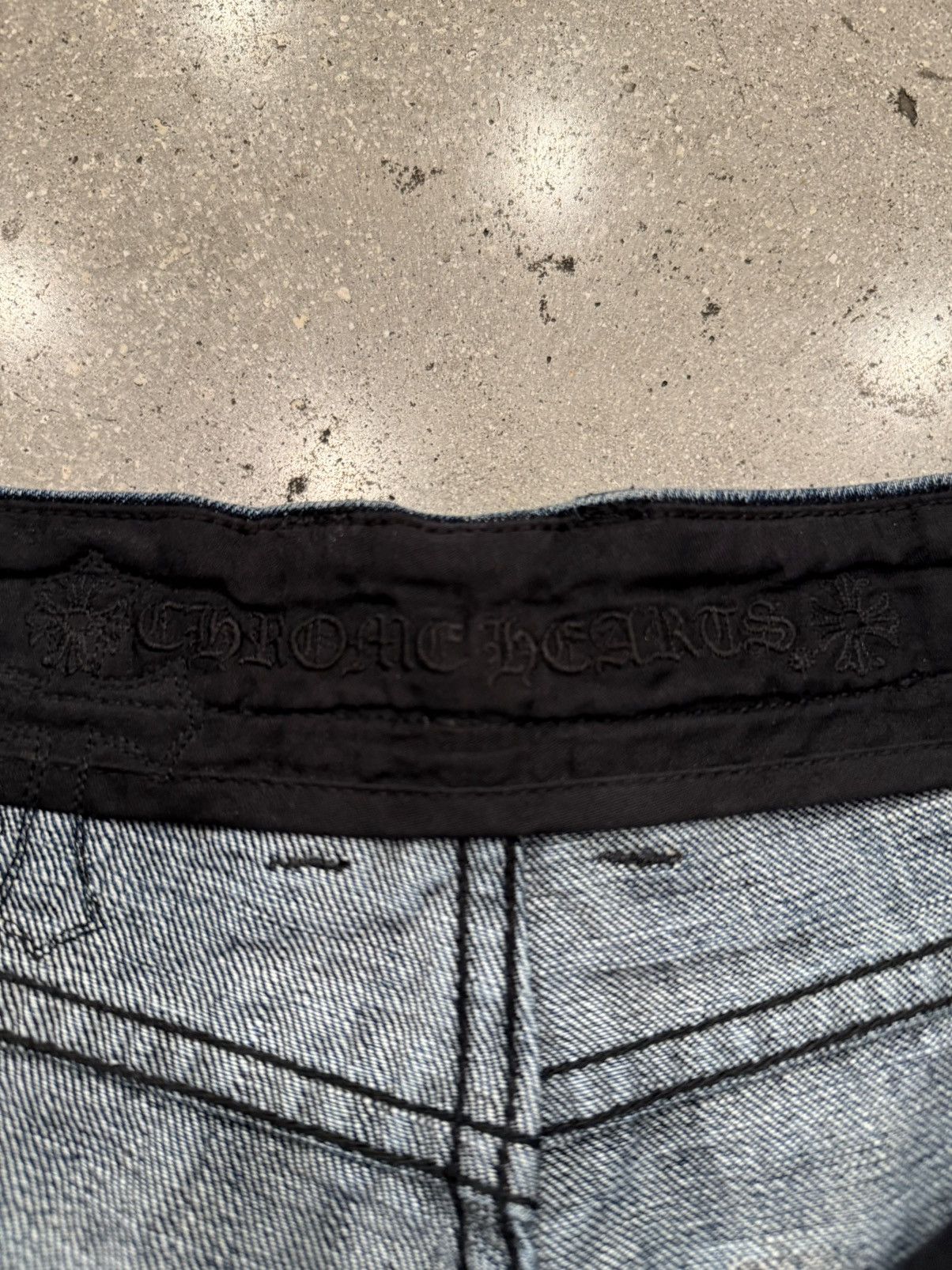 Chrome Hearts Chrome Hearts Cross Patch Jean Mini Skirt Size 28" / US 6 / IT 42 - 6 Thumbnail