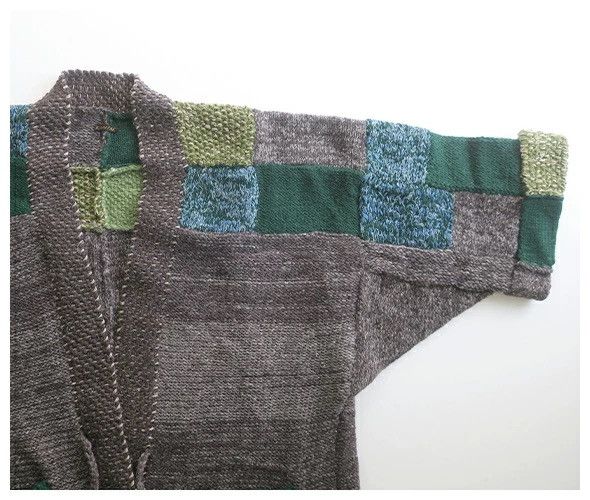 Kapital KAPITAL Capital 3G Wool Hand Knit TUGIHAGI KESA Cardigan Size US L / EU 52-54 / 3 - 3 Thumbnail