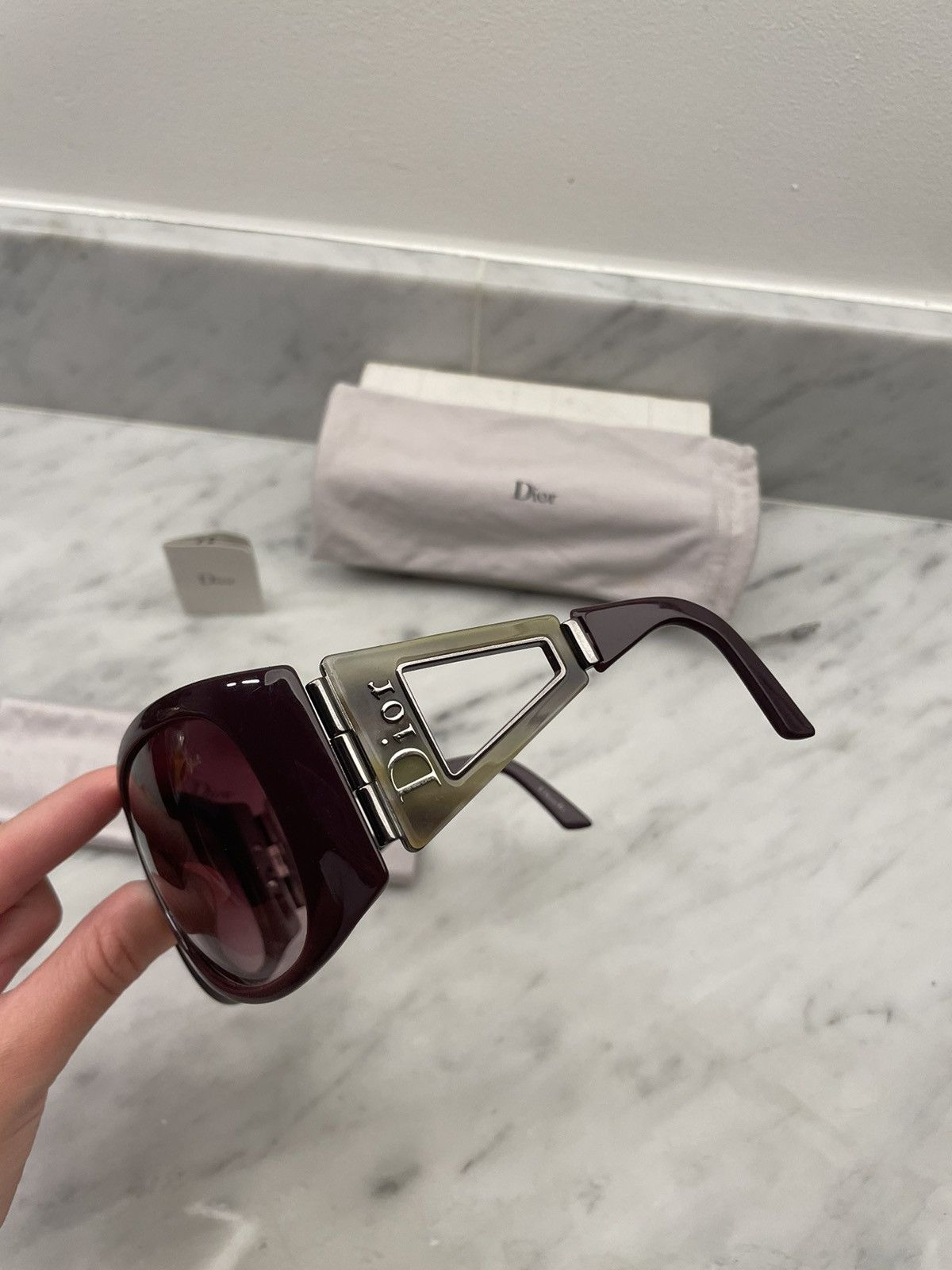 Other Dior escrime 2 sunglasses with logo arms mask shield Size ONE SIZE - 5 Thumbnail