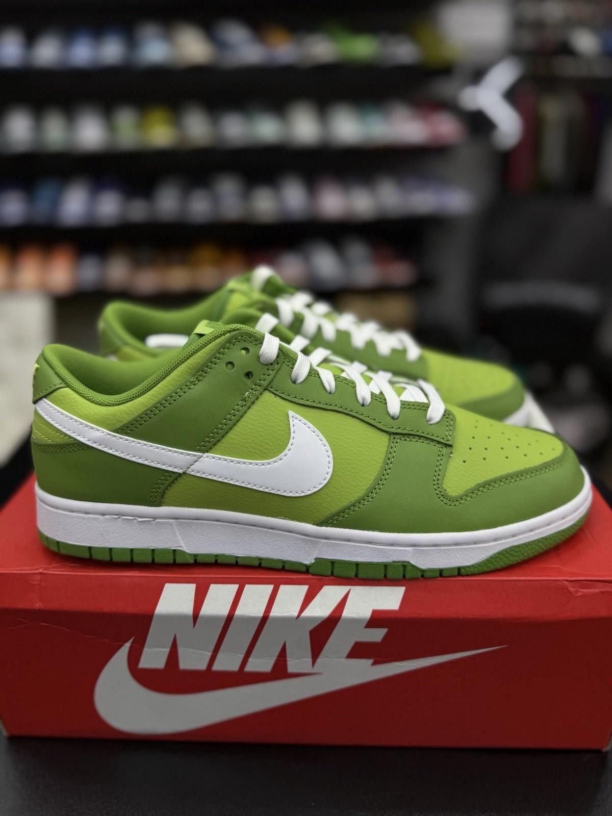 Nike Size 10 - Nike Dunk Low Chlorophyll DJ6188 300 Size US 10 / EU 43 - 1 Thumbnail