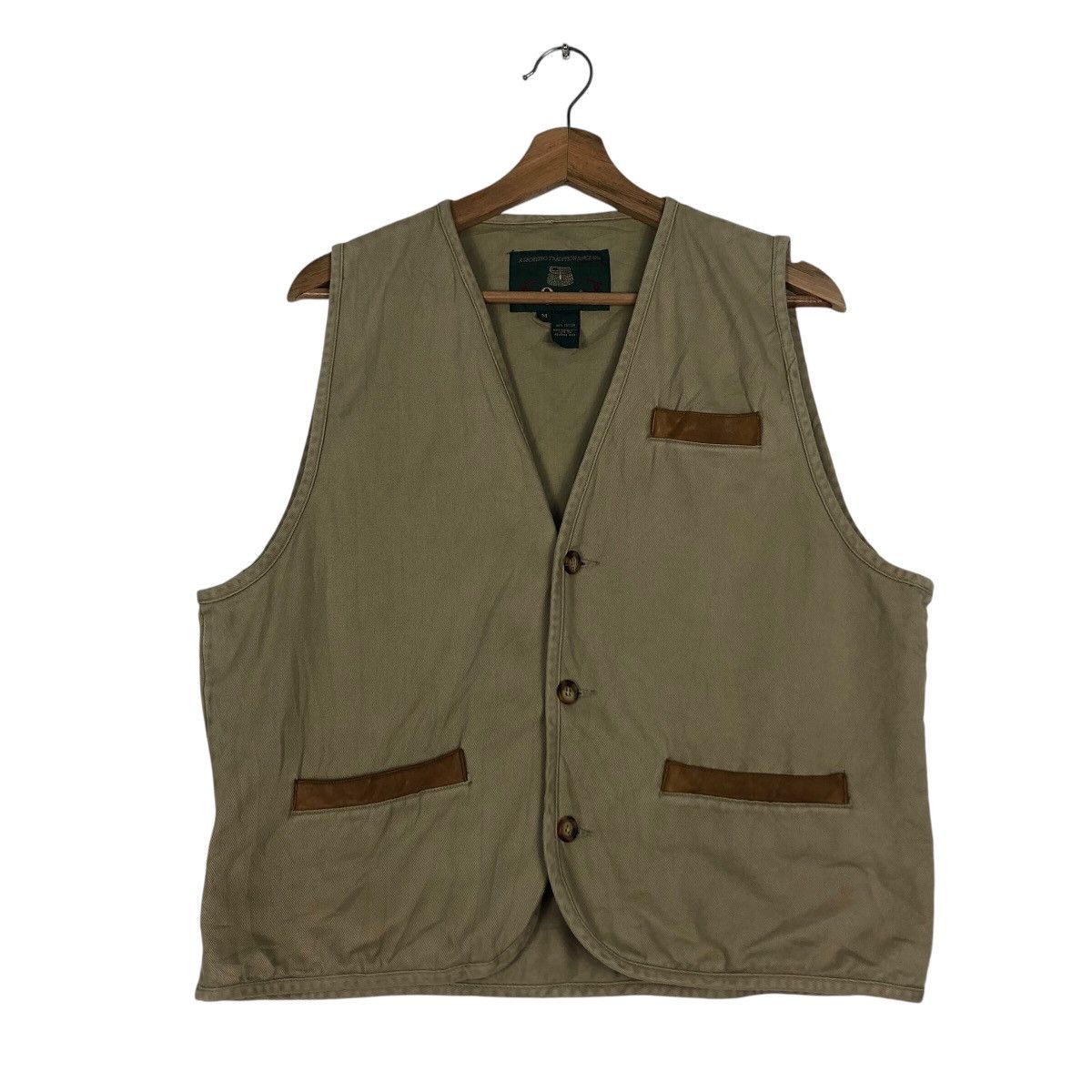 Japanese Brand 📌Vintage Utility Vest Orvis Multi Pocket Biker Wear Size US M / EU 48-50 / 2 - 2 Thumbnail