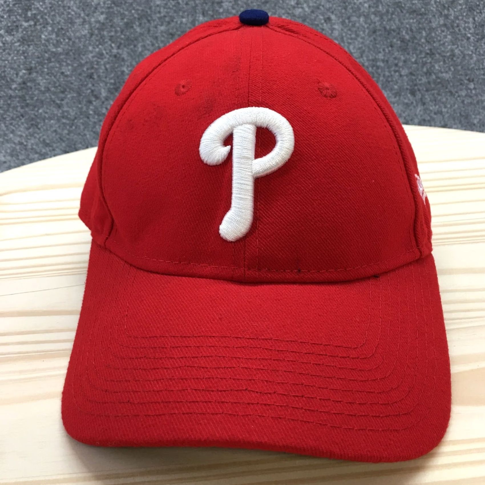 New Era Philadelphia Phillies Baseball Cap New Era Mens Red One Size Embroidered Logo Size ONE SIZE - 2 Thumbnail