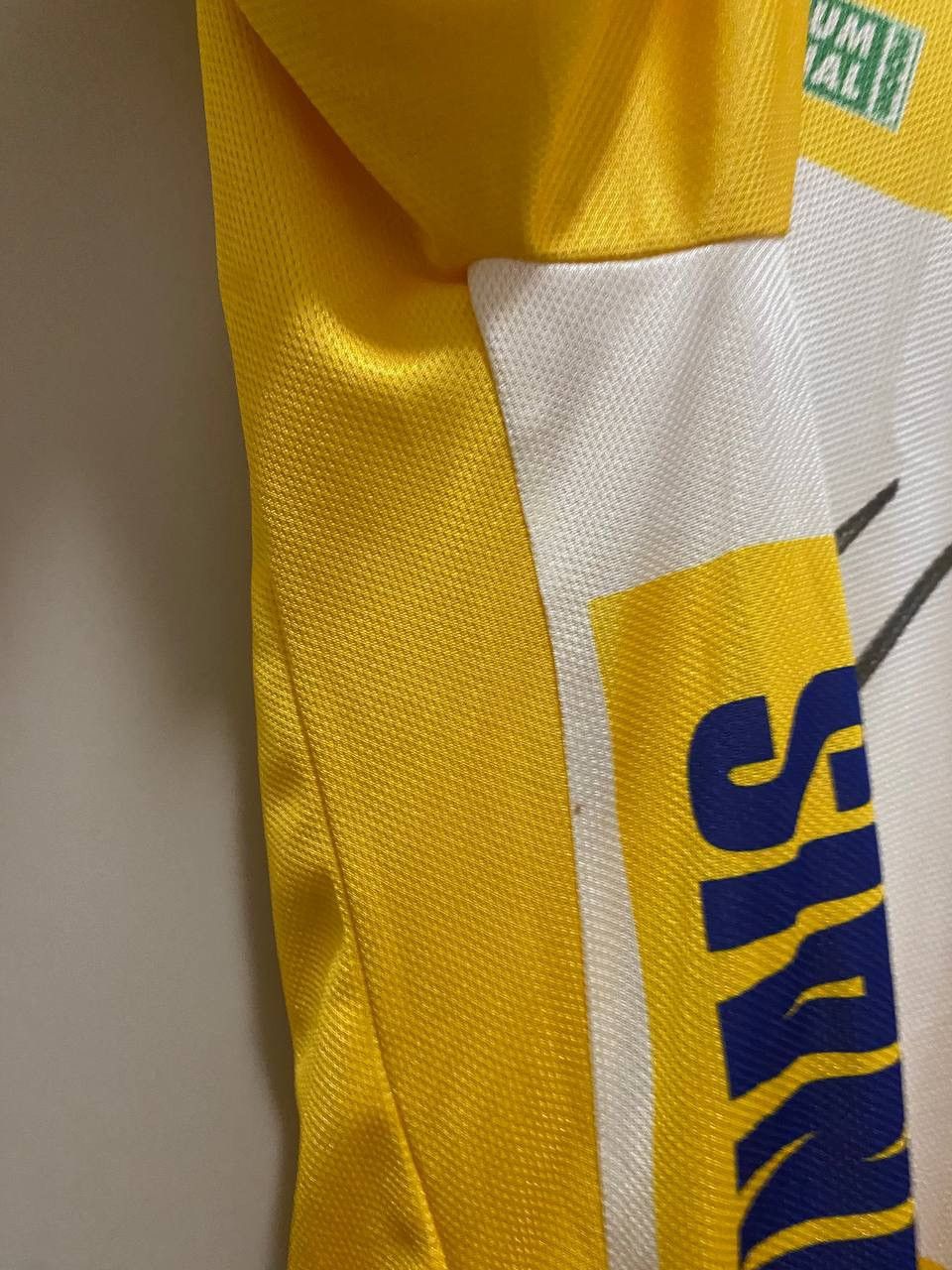 Bicycle × Nike !Signed! Nike Le Tour De France Credit Jersey Vintage Size US XL / EU 56 / 4 - 17 Thumbnail