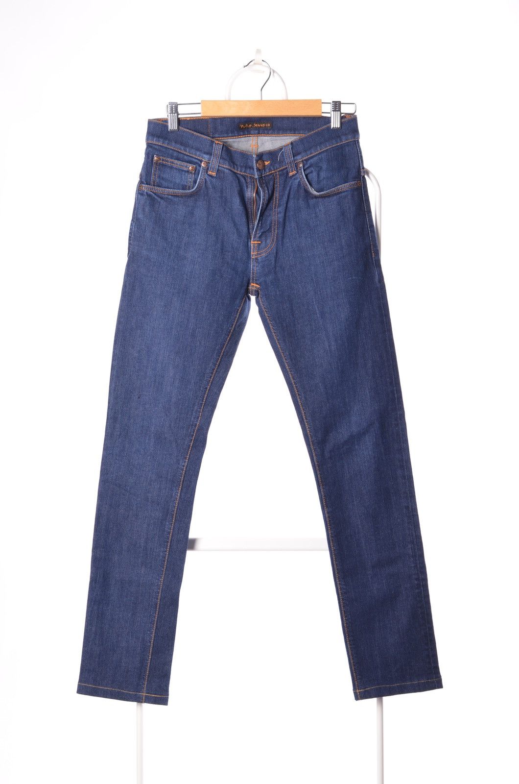 Denime Nudie Jeans Thin Finn Org. dry Ecru Embo size W 31L 32 Size US 31 - 3 Thumbnail