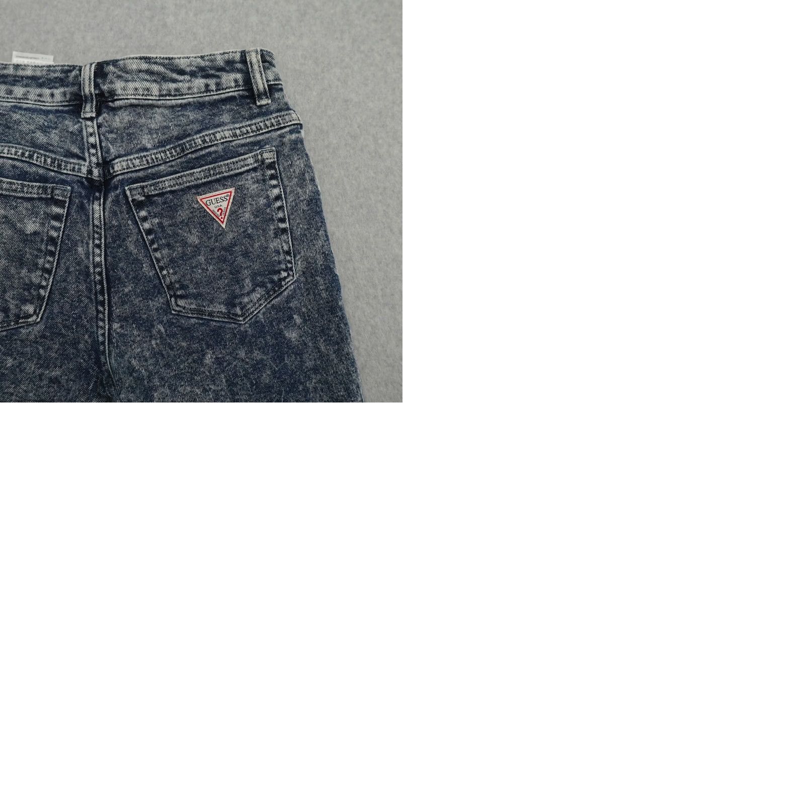 Guess GUESS Jeans Women's 26 (26X28) Acid Wash Skinny Button Fly Blue Jeans Size 26" / US 2 / IT 38 - 10 Thumbnail