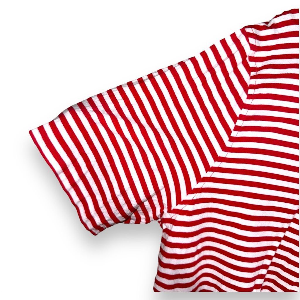 Polo Ralph Lauren Polo Ralph Lauren Red & White Stripes Soft Touch Polo L Size US L / EU 52-54 / 3 - 6 Thumbnail