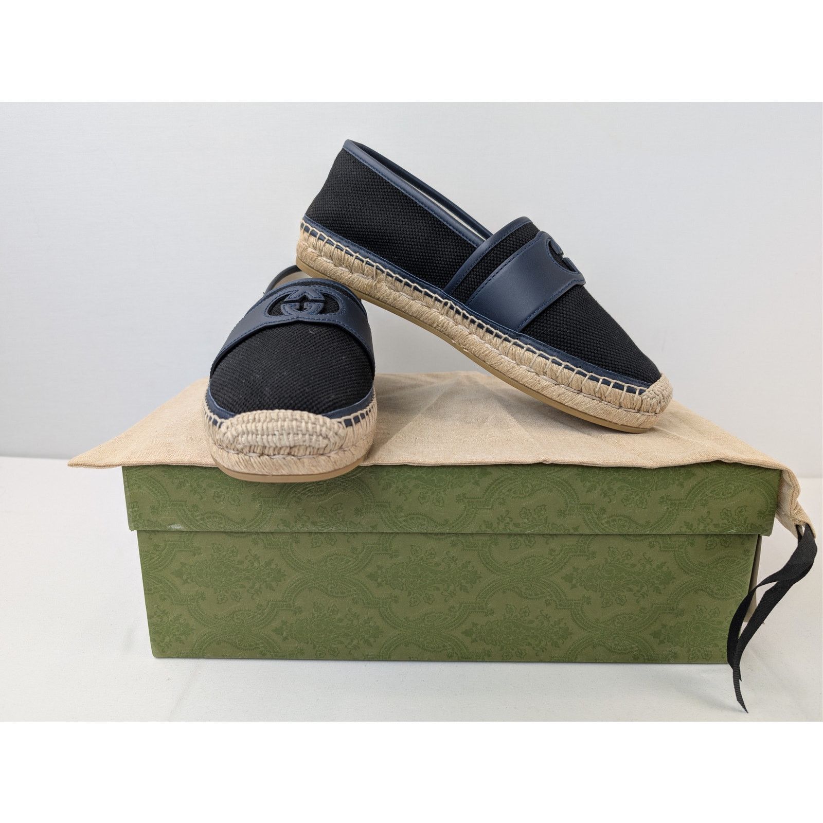 Gucci o1rshd1 espadrilles Shoes Loafers boots in Black/Blue Size US 9 / EU 42 - 19 Thumbnail
