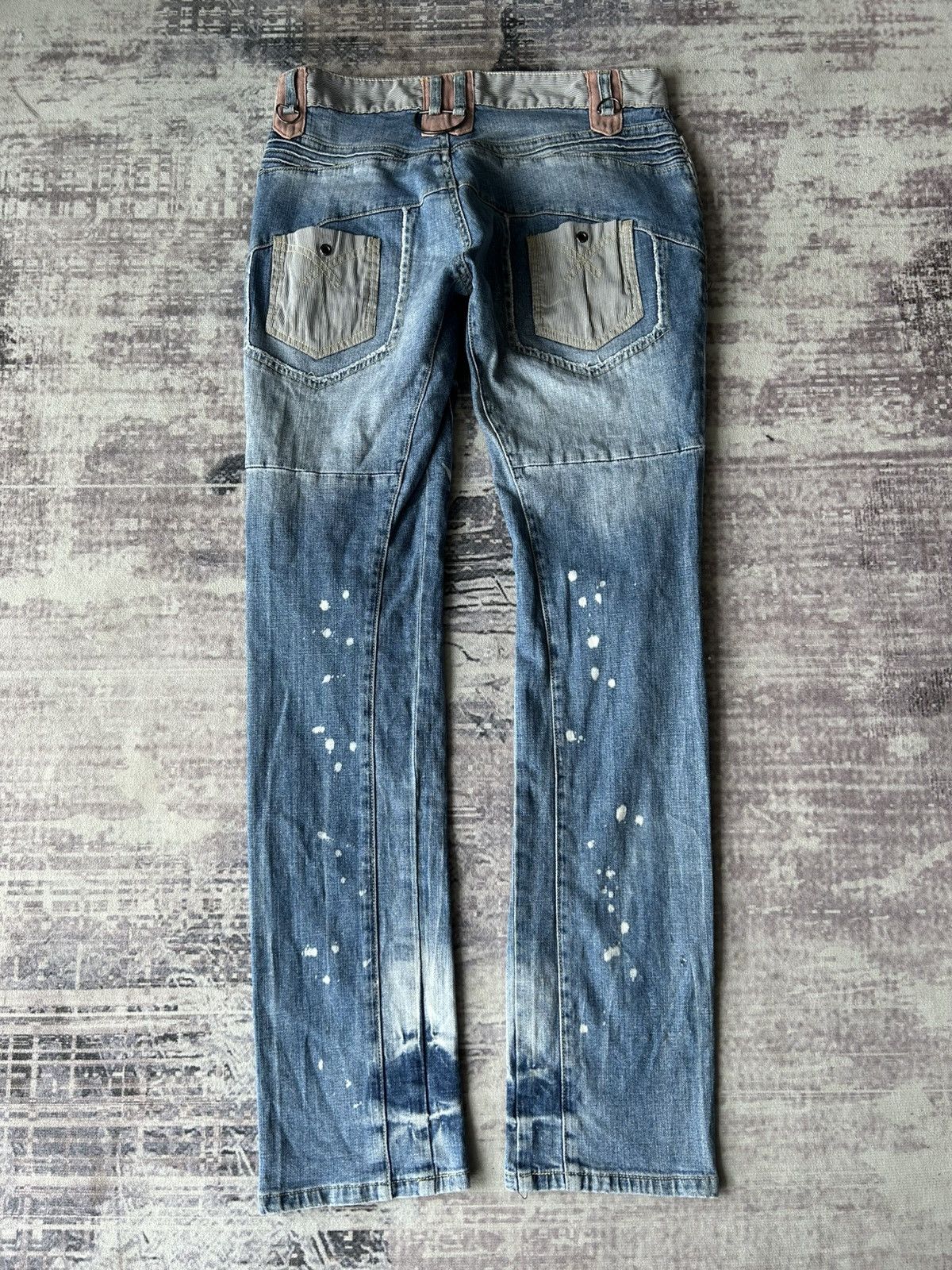 PPFM PPFM Punk Pocket Painted Jeans Size US 31 - 2 Thumbnail