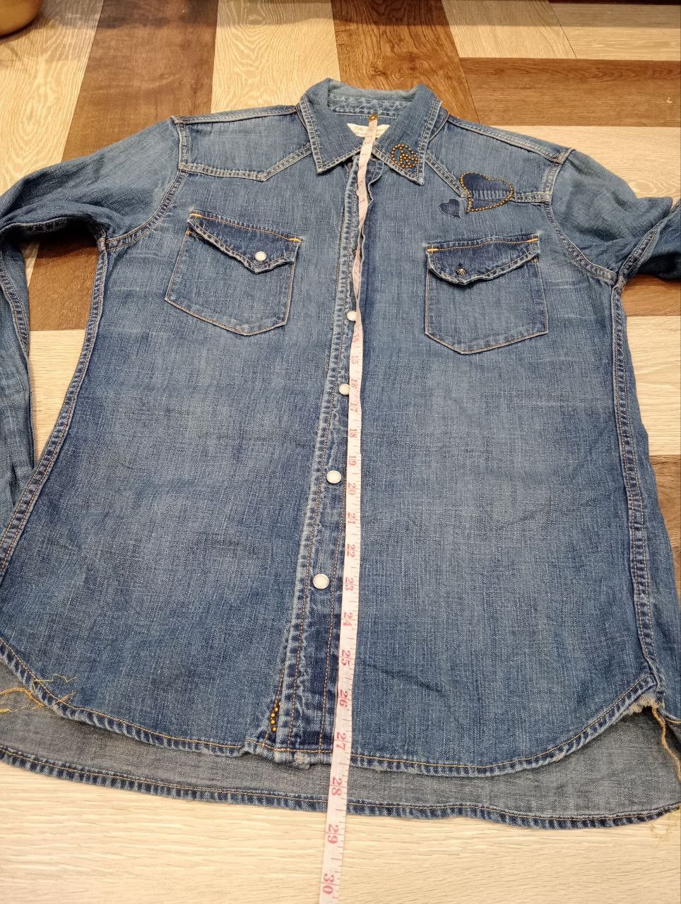 Remi Relief REMI RELIEF BLUE DENIM SHIRT Size US L / EU 52-54 / 3 - 12 Thumbnail