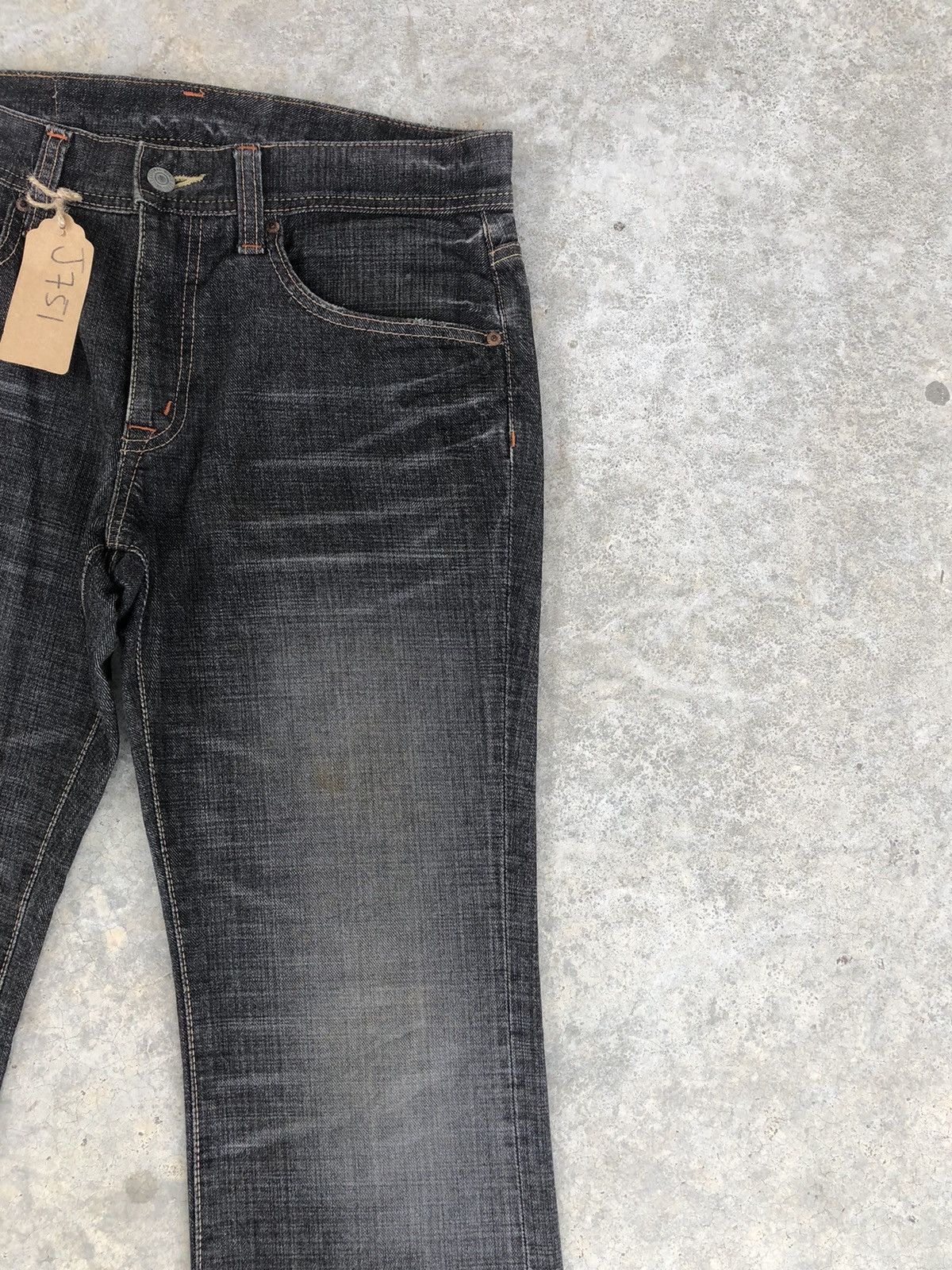 If Six Was Nine Japanese Glheart Flared Jeans Distressed Jeans Size US 33 - 5 Thumbnail