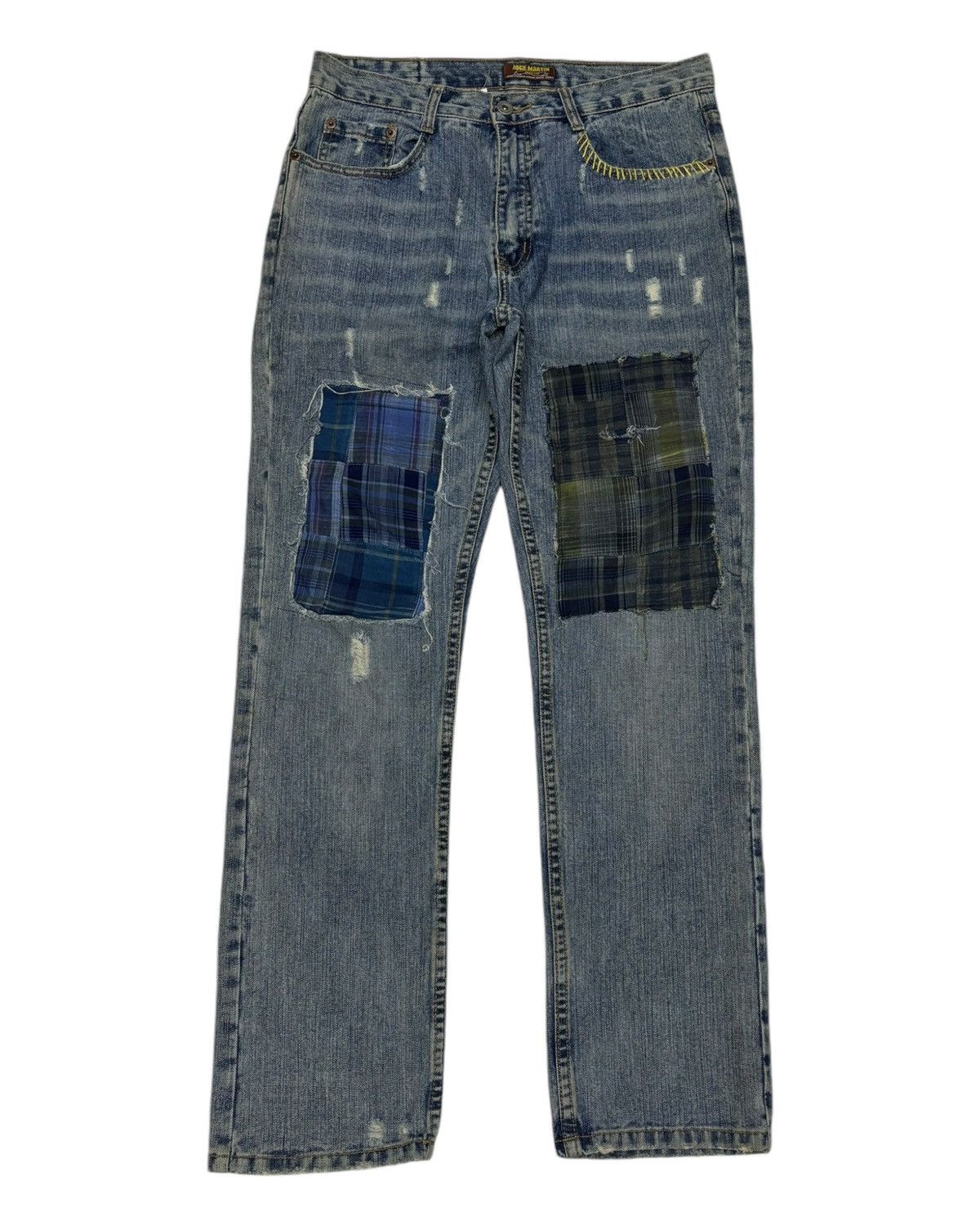 Japanese Brand × Kapital × Tornado Mart VINTAGE JEANS PATCHWORK JOGE MARTIN DENIM JEANS Size US 31 - 7 Thumbnail