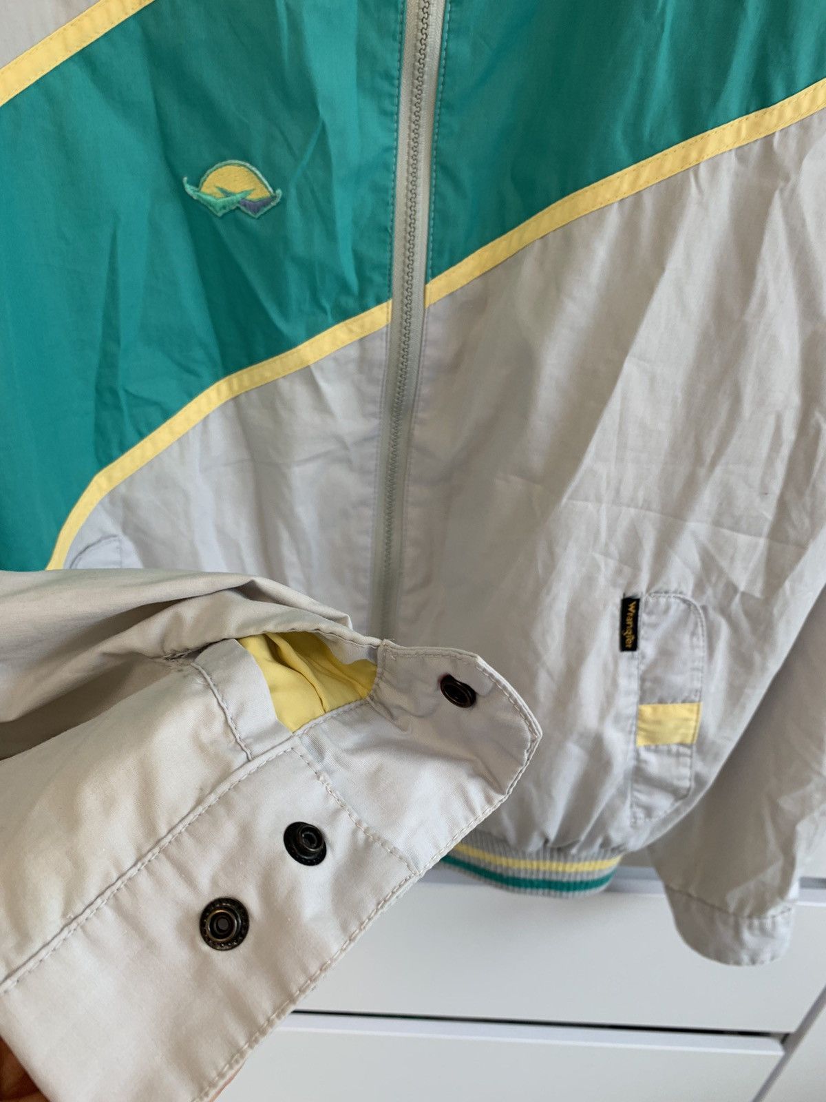 Vintage × Wrangler Vintage 90s Wrangler USA Nylon Light Jacket Windbreaker Rare Size US M / EU 48-50 / 2 - 3 Thumbnail