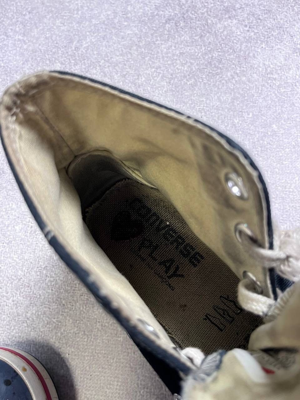 Comme des Garcons × Converse × Vintage Vintage Play Comme Des Garcons x Converse Chuck Taylor UK 5 Size US 7.5 / IT 37.5 - 11 Thumbnail