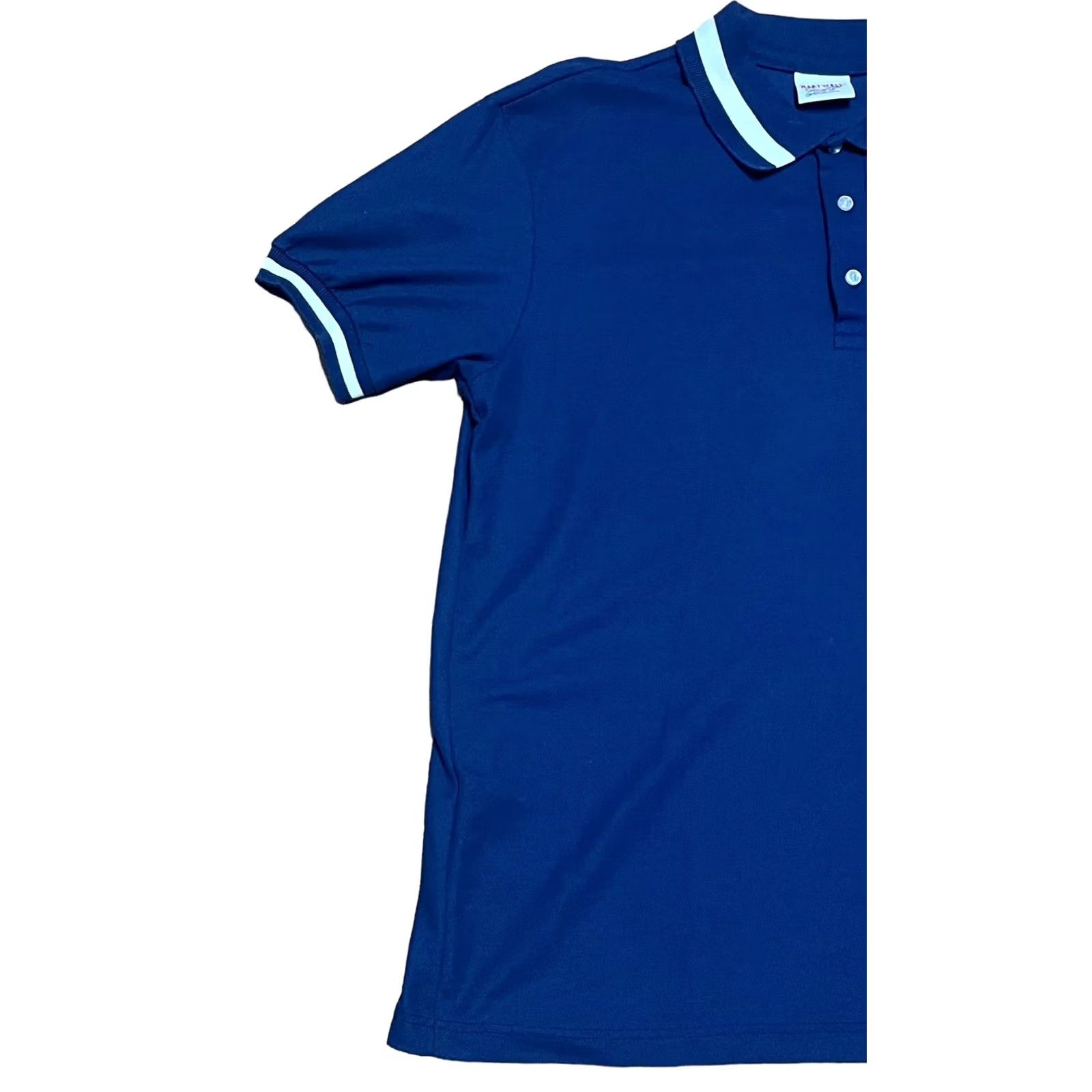 Vintage VTG Hartwell Sports Polo Shirt Blue Short Sleeve Large Pullover Men’s Size L Casual Golf Walking Size US L / EU 52-54 / 3 - 3 Thumbnail