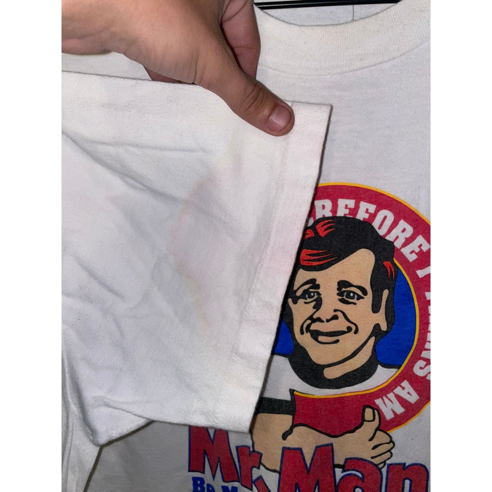 Hanes 90s Vintage Mr Manly Shirt Tour No Flit Boys Comedy Radio XL Size US XL / EU 56 / 4 - 5 Thumbnail