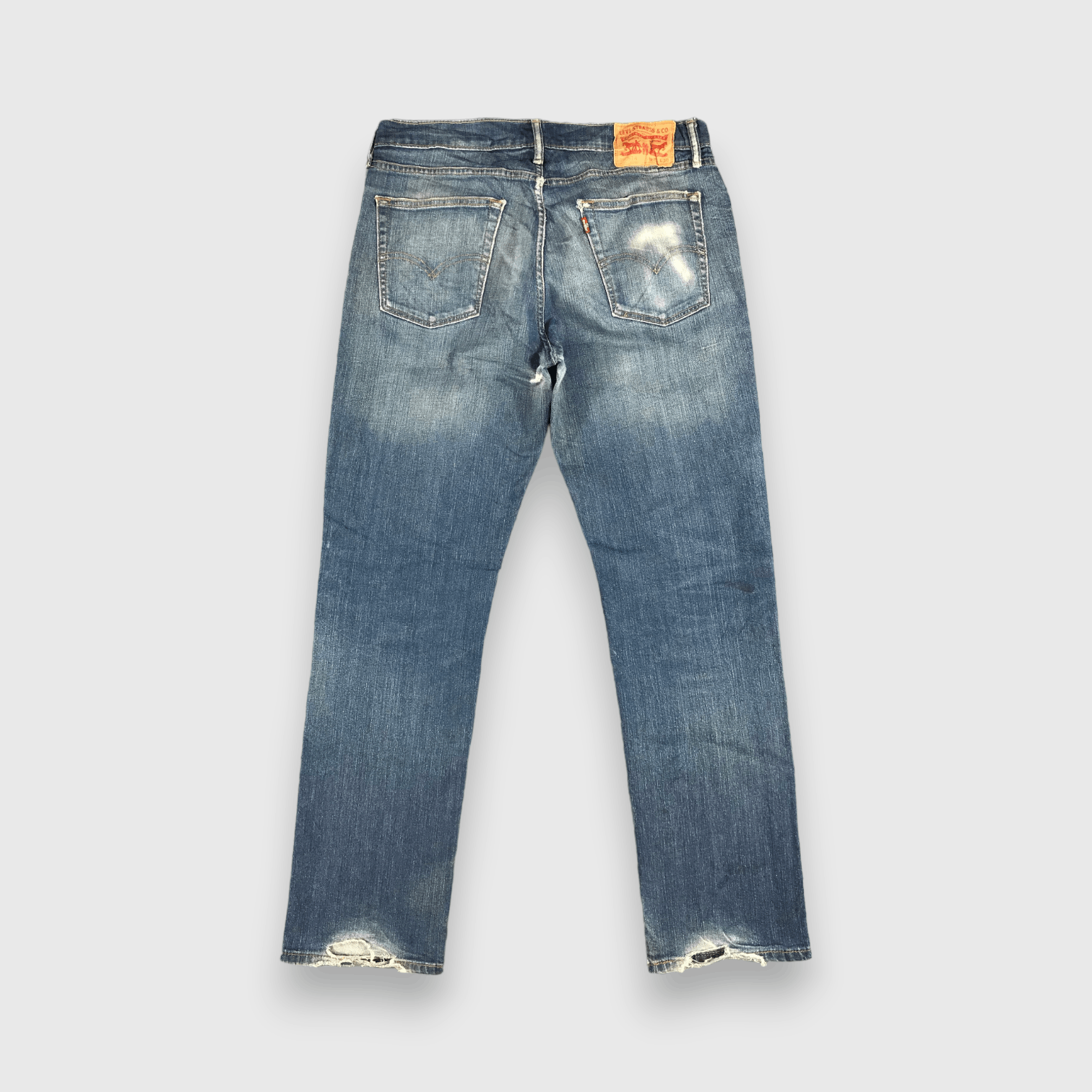 Levi's Vintage Blue Wash Levis 514 Jeans-J2113 Size US 33 - 2 Thumbnail