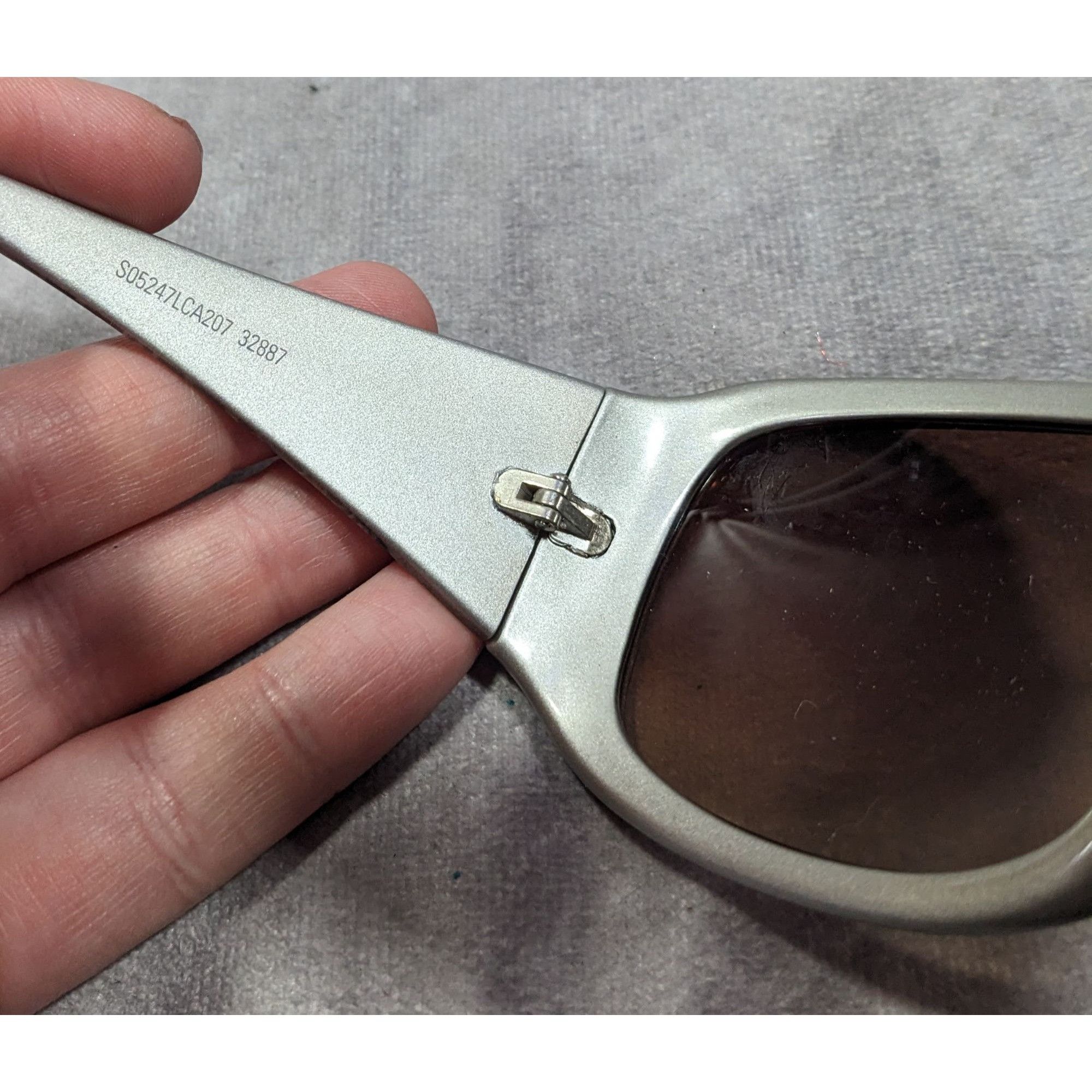 Other Candies Floral Scroll Brown And Silver Sunglasses CA207 Size ONE SIZE - 7 Thumbnail