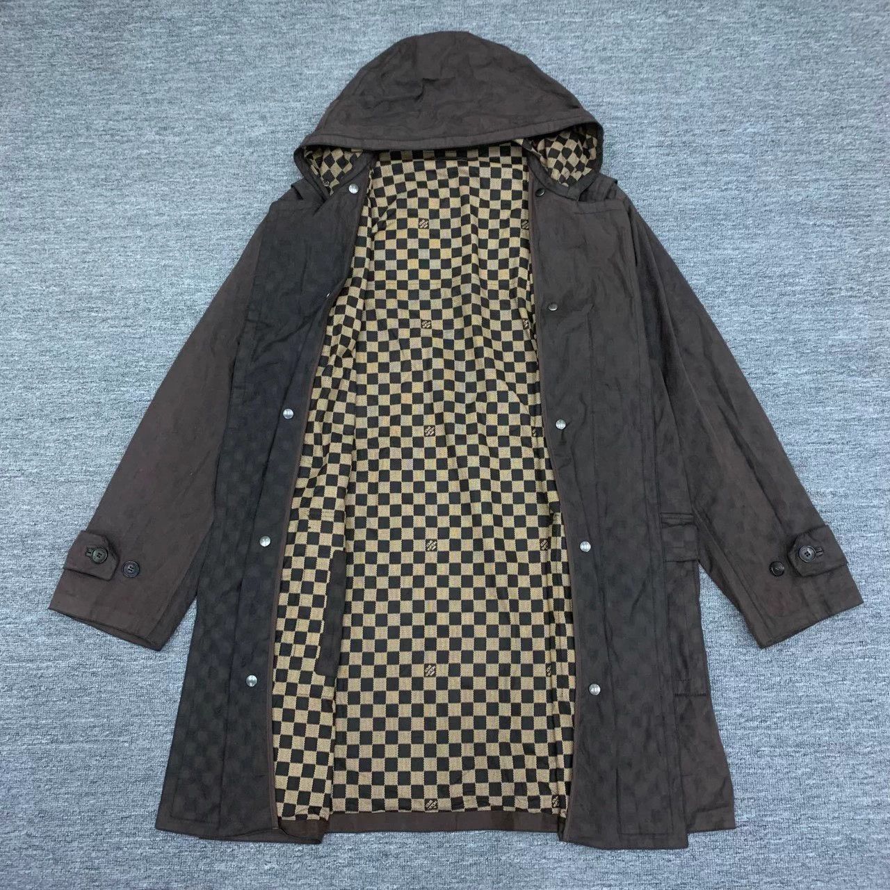Louis Vuitton LV Brown Check Coat Size 56 9/10 Size US XL / EU 56 / 4 - 6 Thumbnail