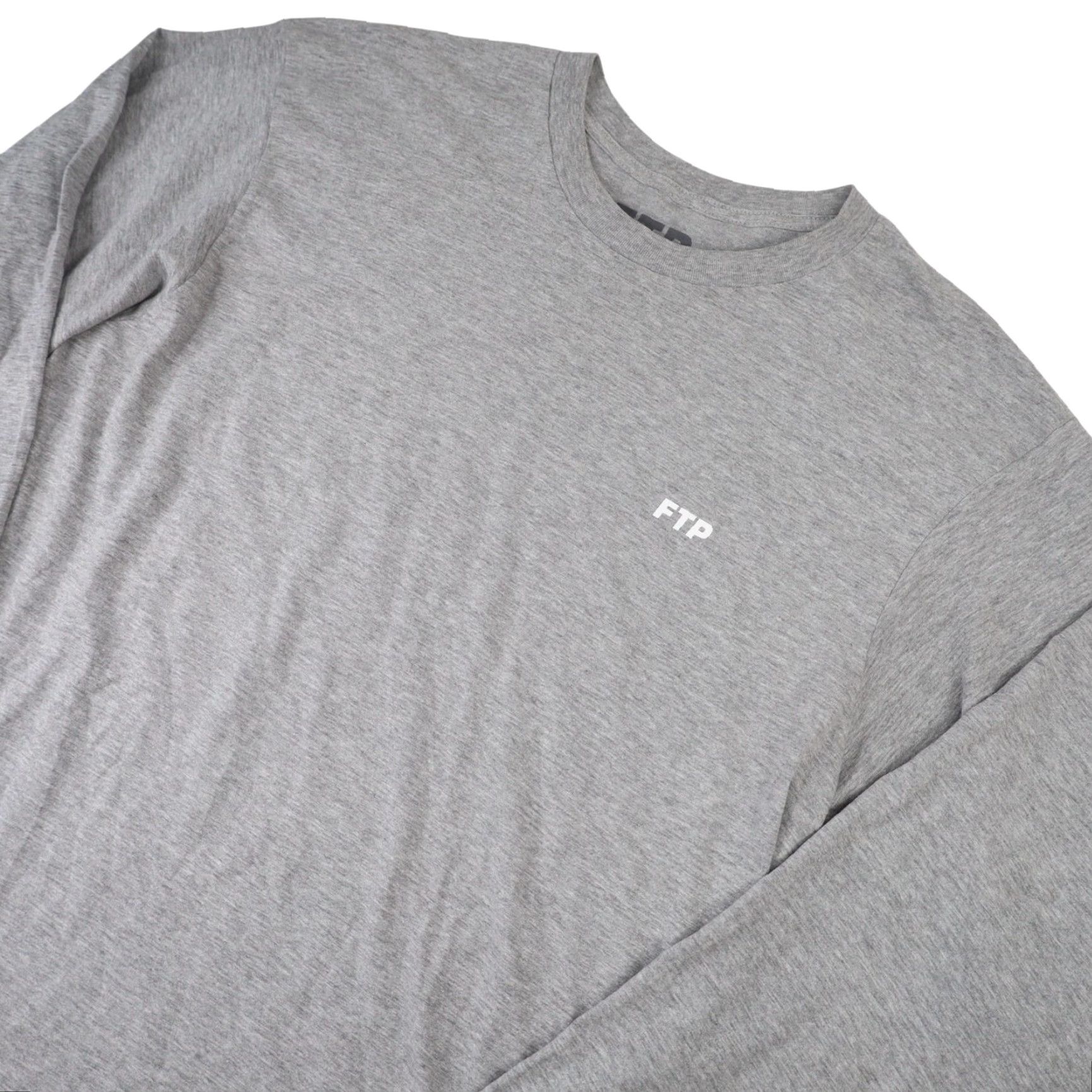 Vintage FTP Spellout Long Sleeve Shirt Mens Medium Gray Size US M / EU 48-50 / 2 - 2 Thumbnail