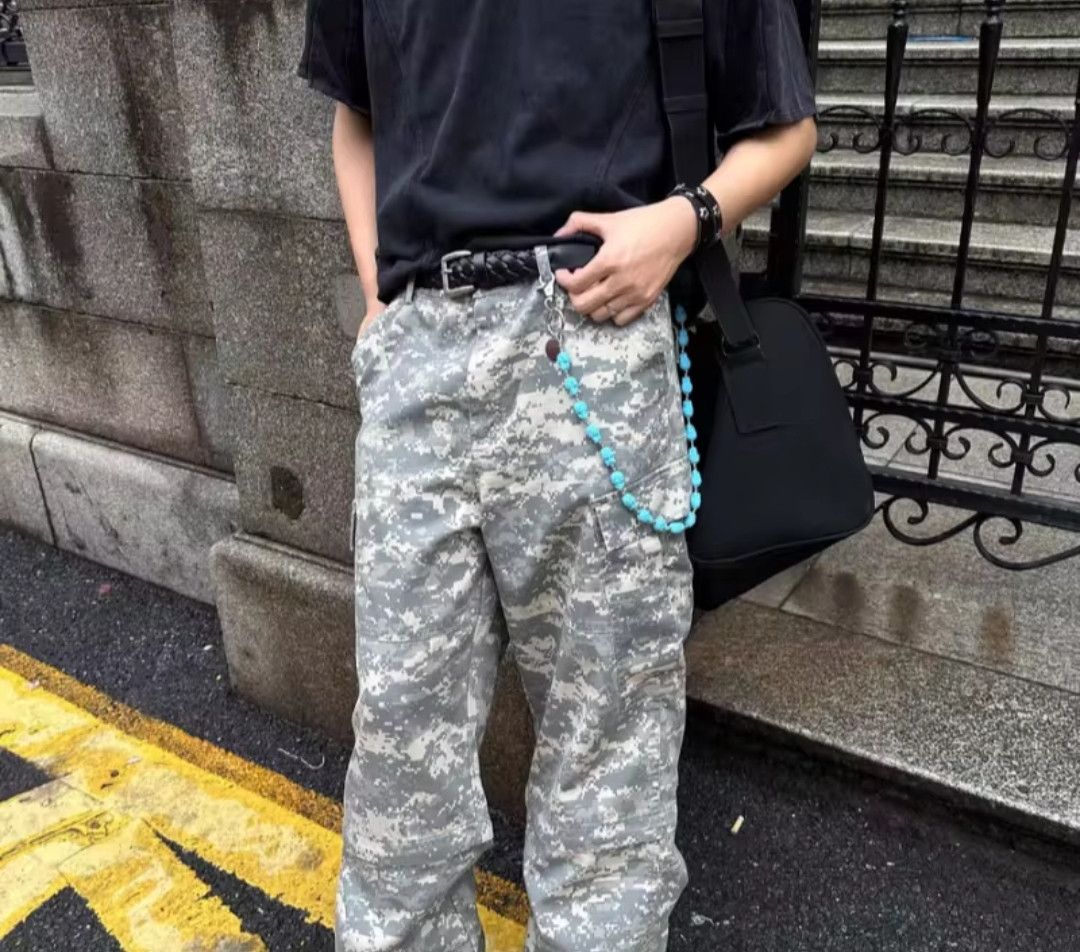 Vintage Blue Chilling Skull Wallet Jeans Streetwear Chain Size ONE SIZE - 5 Thumbnail
