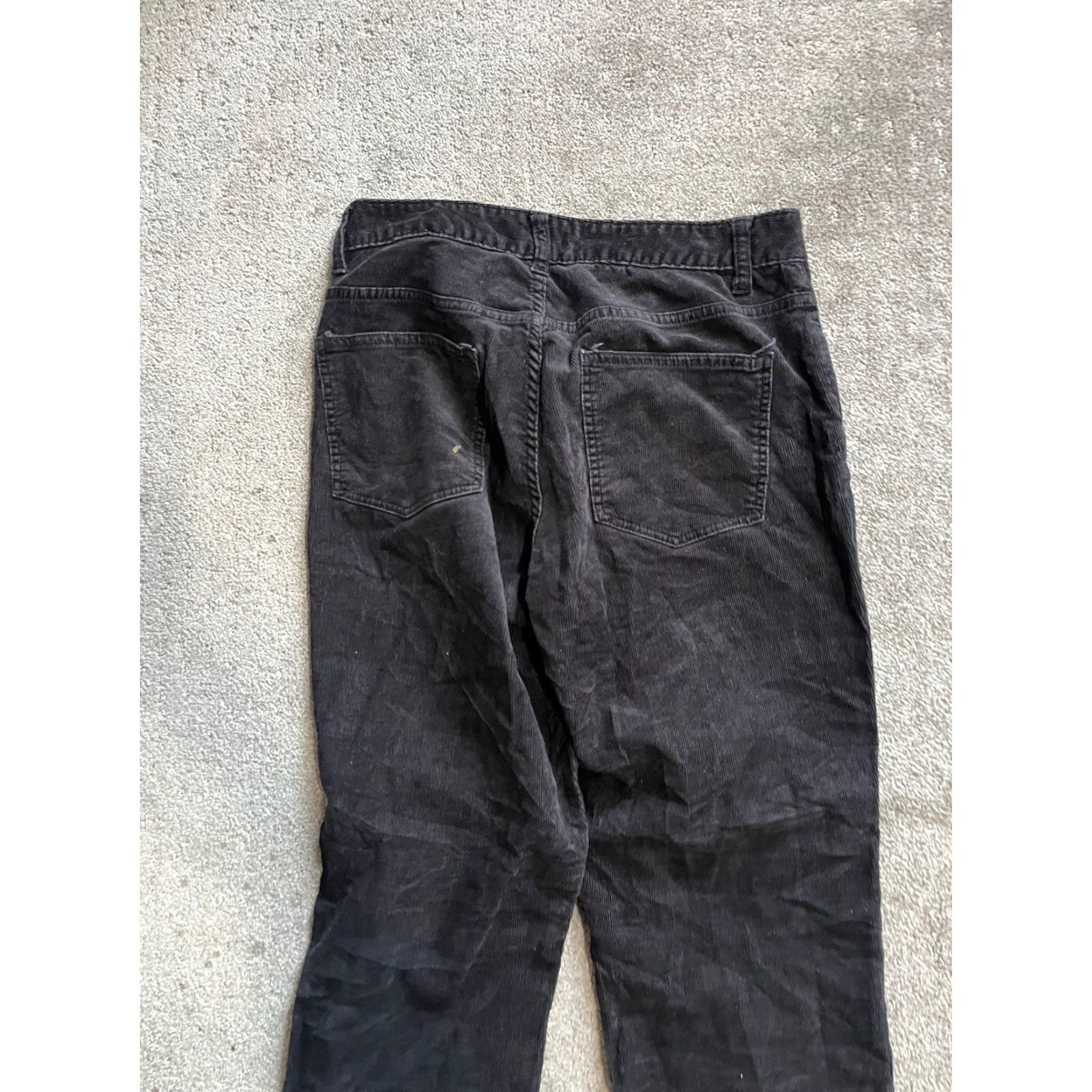 Talbots Talbots Pants Women 6 Black Heritage Corduroy Straight Leg Mid Rise Chino Size 28" / US 6 / IT 42 - 4 Thumbnail