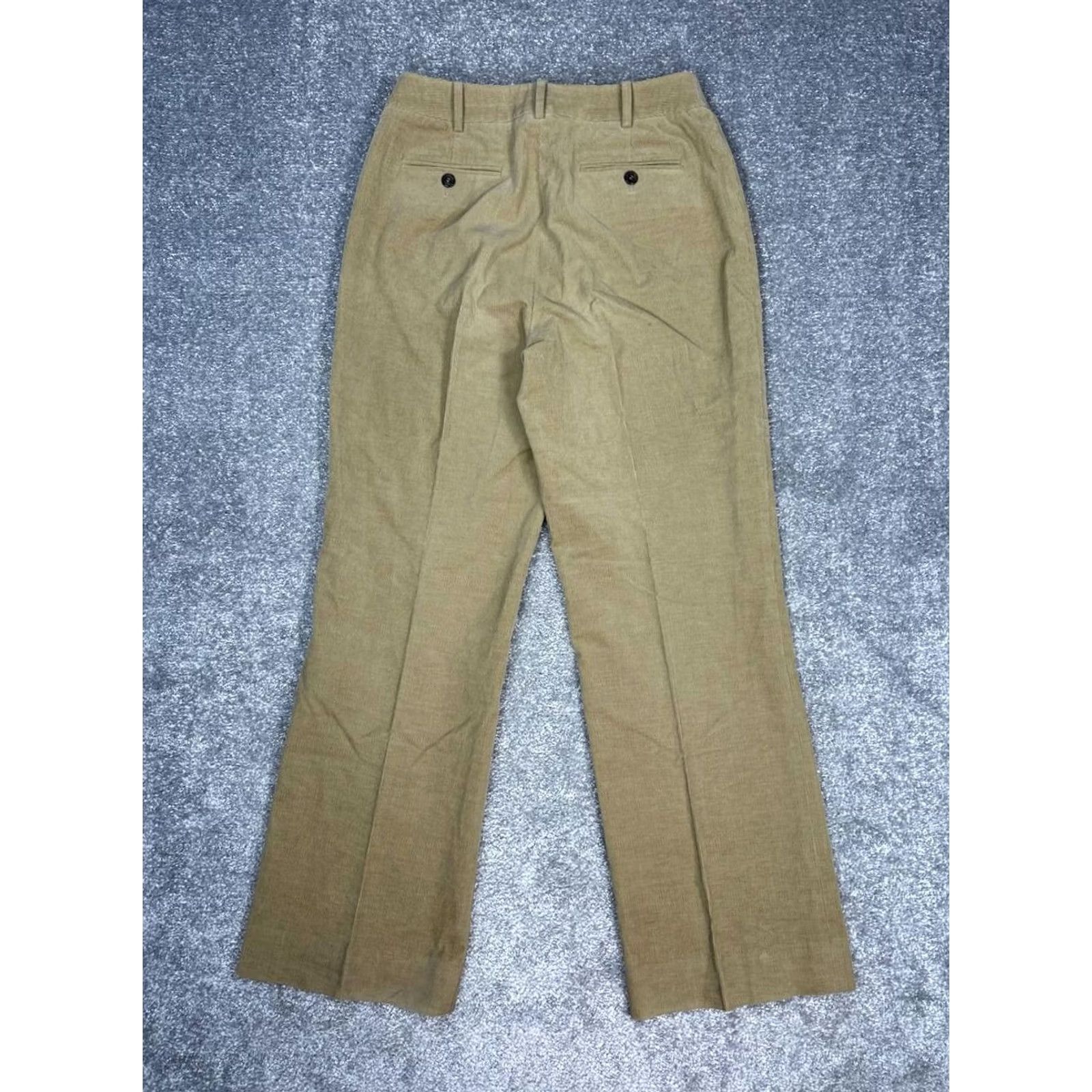 Brooks Brothers Brooks Brother Dress Pants Mens 4 Brown Cotton Stretch Mid Rise Straight Leg Pants Slim Fit Casual Dress Pants Mens Brown Cotton Elastane 4" Size 27" / US 4 / IT 40 - 2 Thumbnail