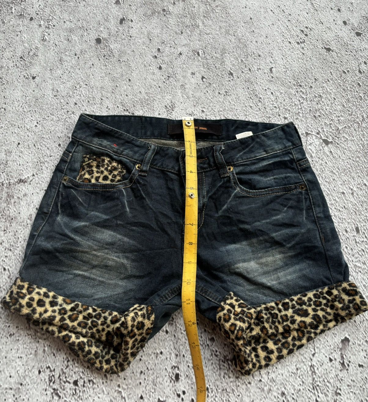Hysteric Glamour Y2k Jambagee Jeans Leopard Women's Short Size 28" / US 6 / IT 42 - 11 Thumbnail
