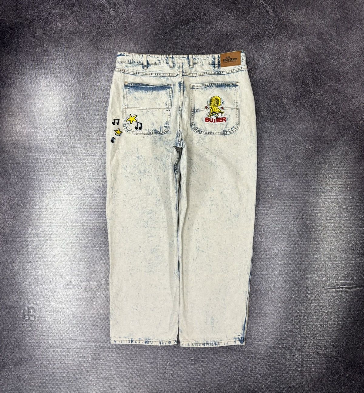 Butter Goods X The Smurfs Harmony Y2K Hype Baggy Denim Jeans